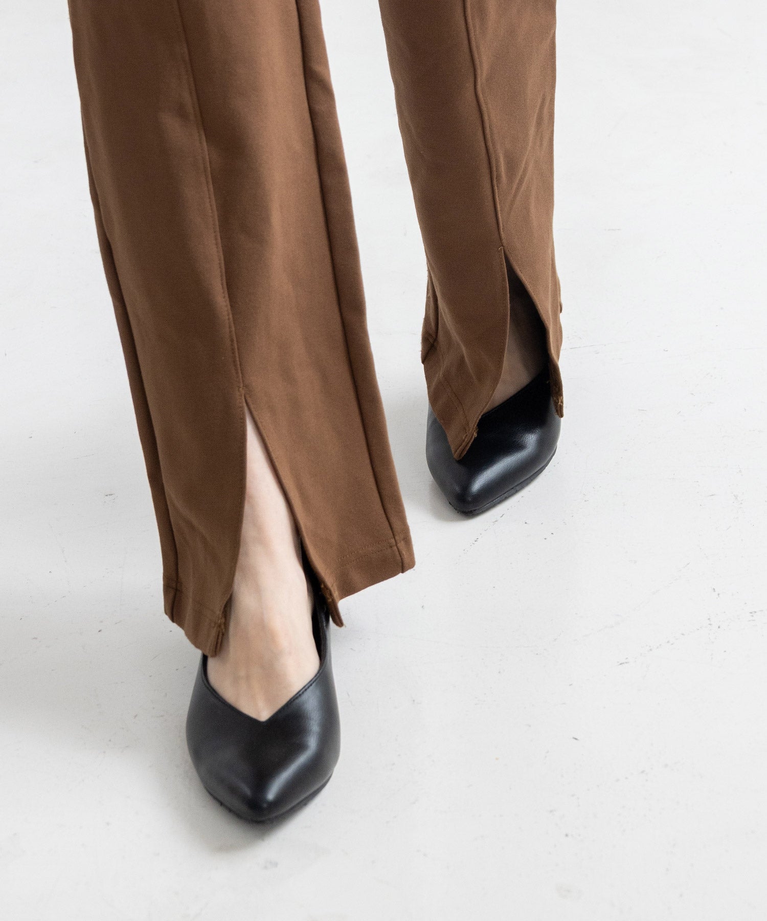 生活防水！晴雨兼用Vカットローヒールポインテッドトゥパンプス/レインシューズ/レインパンプス 一部5月下旬入荷予定