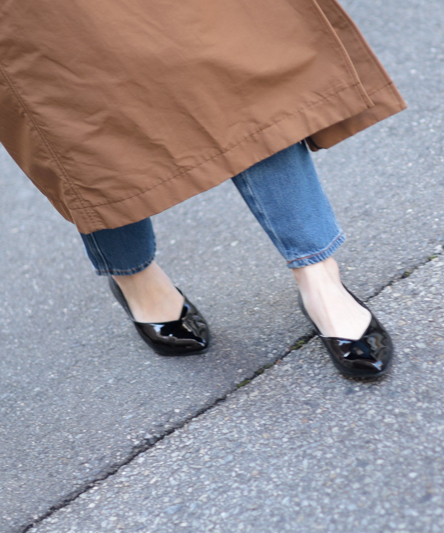 生活防水!晴雨兼用Vカットローヒールポインテッドトゥパンプス/レインシューズ/レインパンプス 一部5月下旬入荷予定