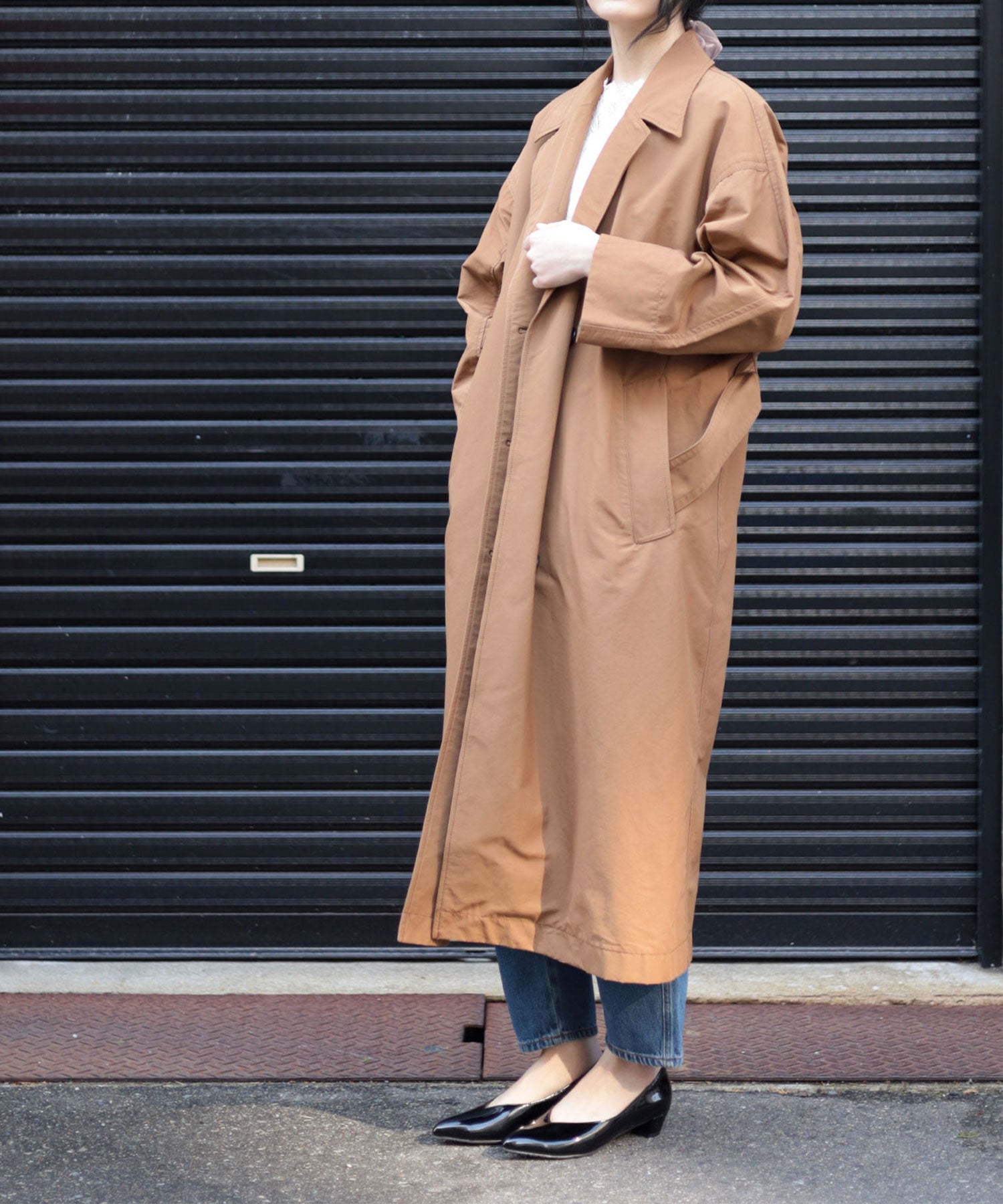 生活防水！晴雨兼用Vカットローヒールポインテッドトゥパンプス/レインシューズ/レインパンプス 一部5月下旬入荷予定