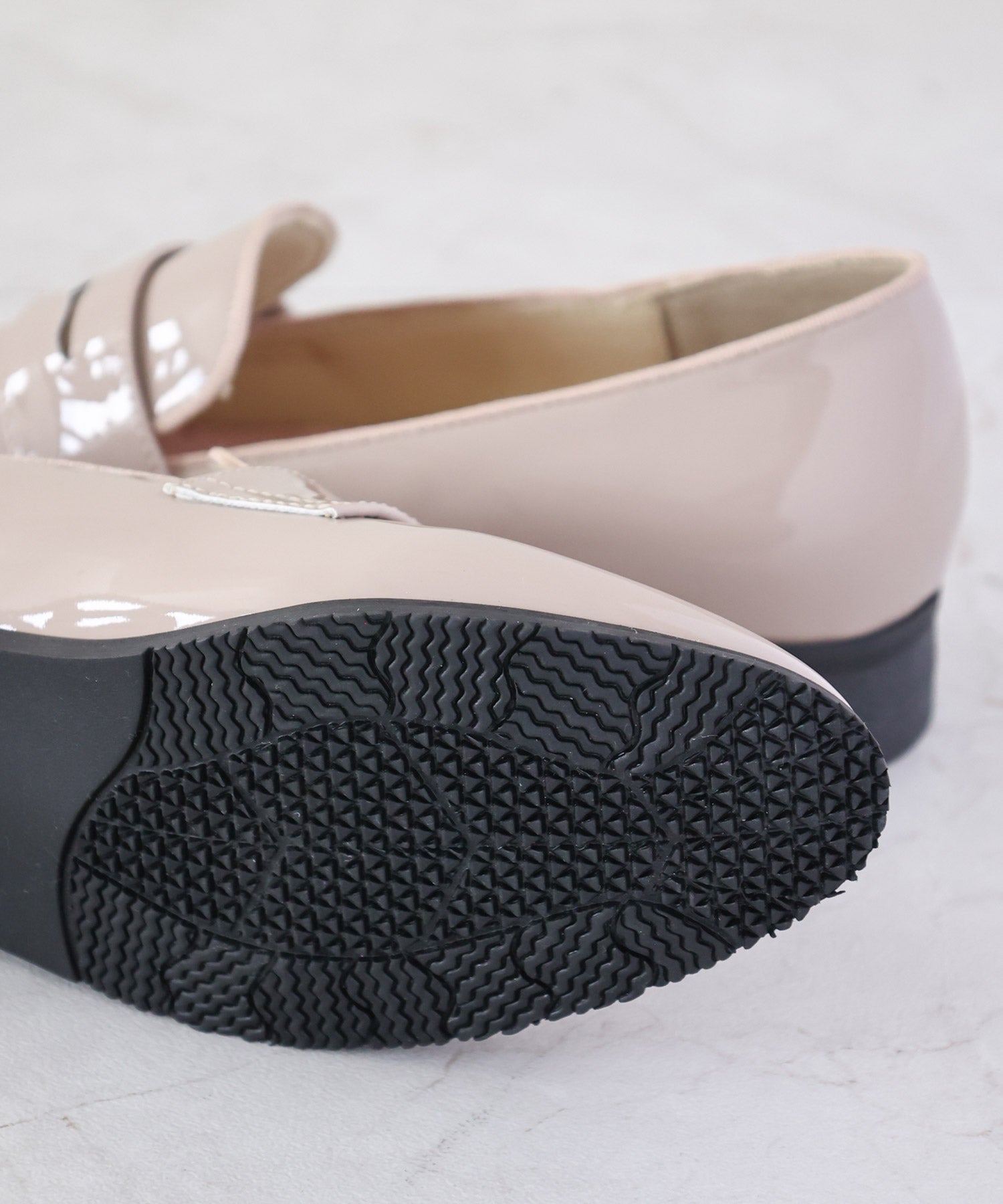 生活防水！晴雨兼用コインローファーパンプス/レインシューズ/レインパンプス