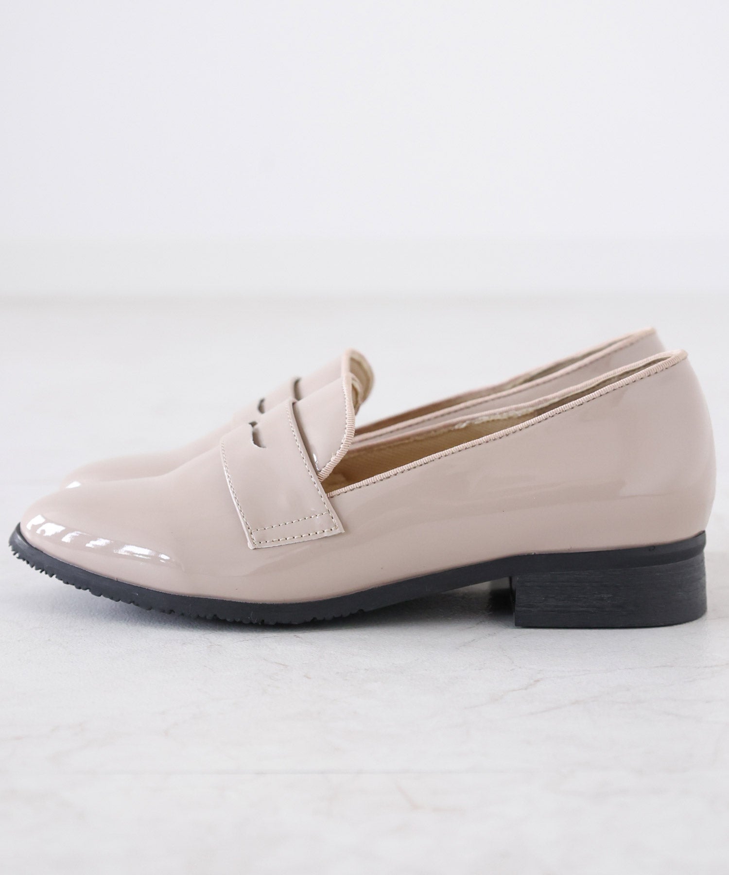 生活防水！晴雨兼用コインローファーパンプス/レインシューズ/レインパンプス