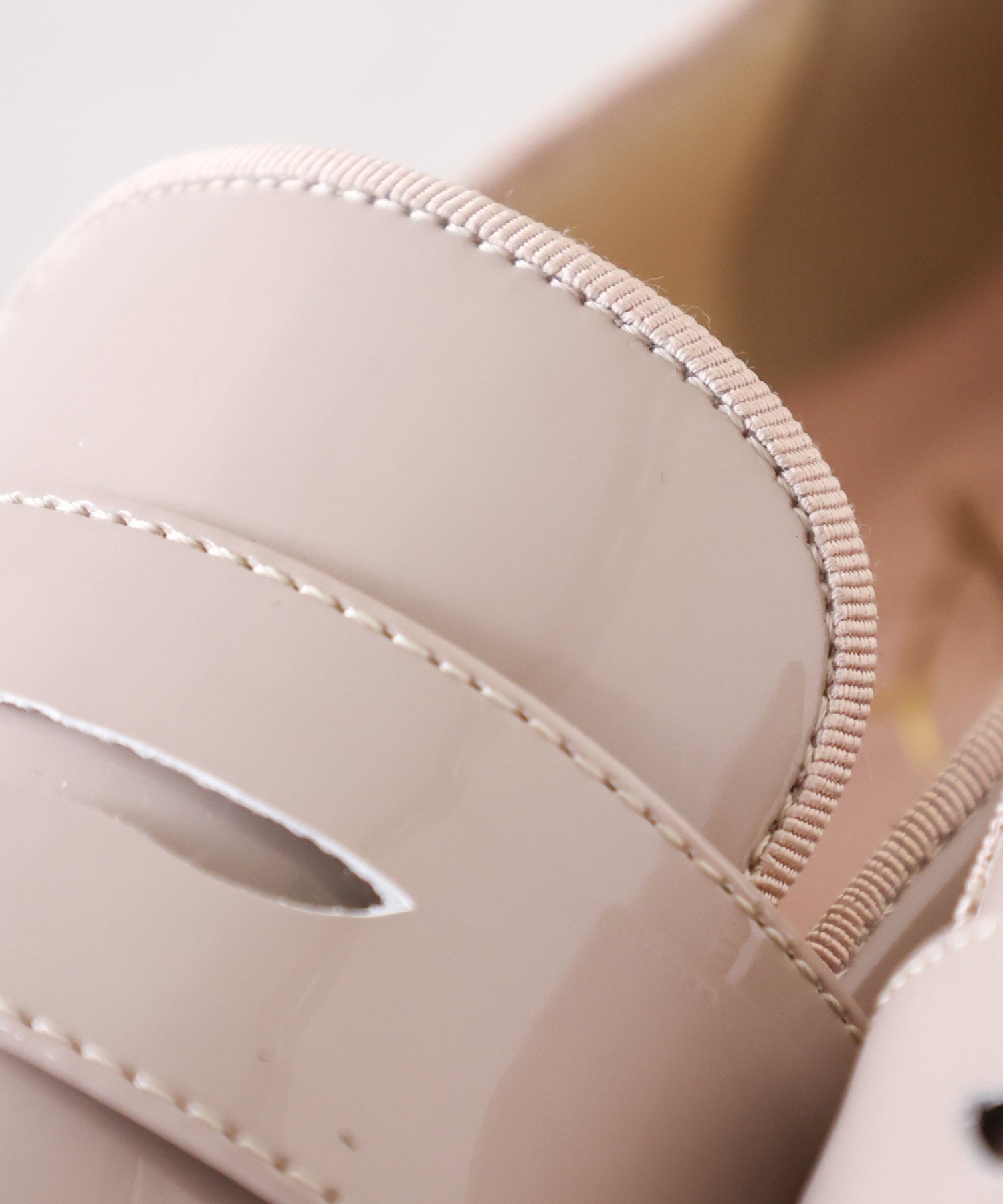 生活防水！晴雨兼用コインローファーパンプス/レインシューズ/レインパンプス