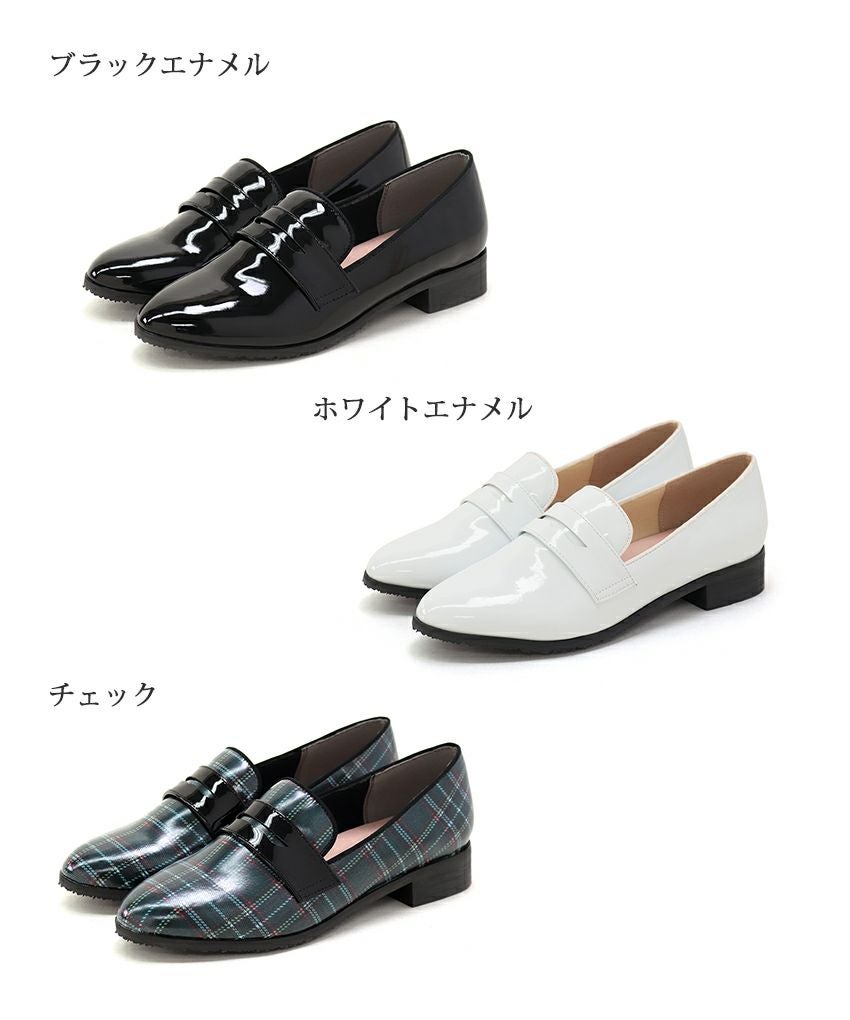 生活防水！晴雨兼用コインローファーパンプス/レインシューズ/レイン