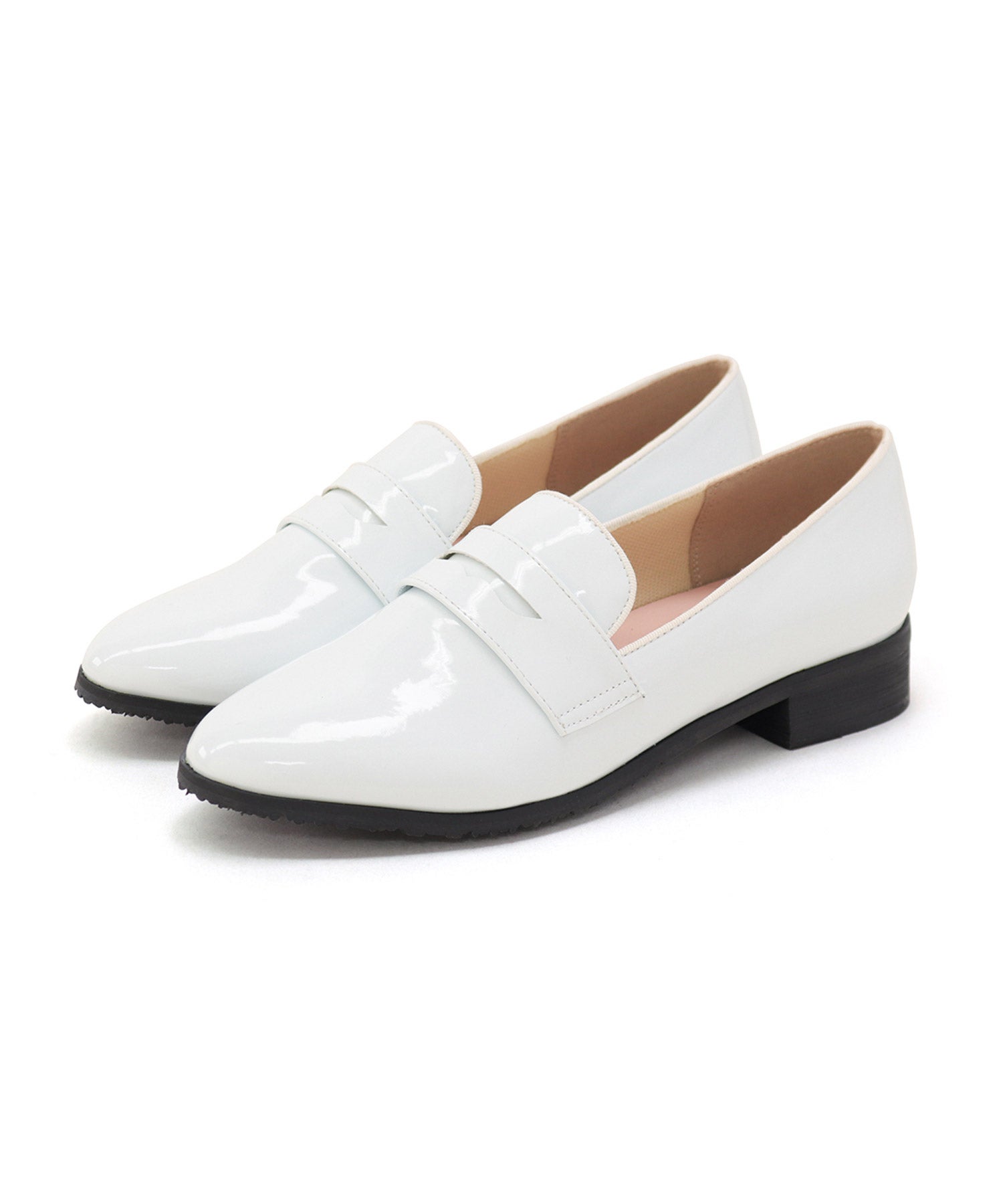 生活防水！晴雨兼用コインローファーパンプス/レインシューズ/レインパンプス