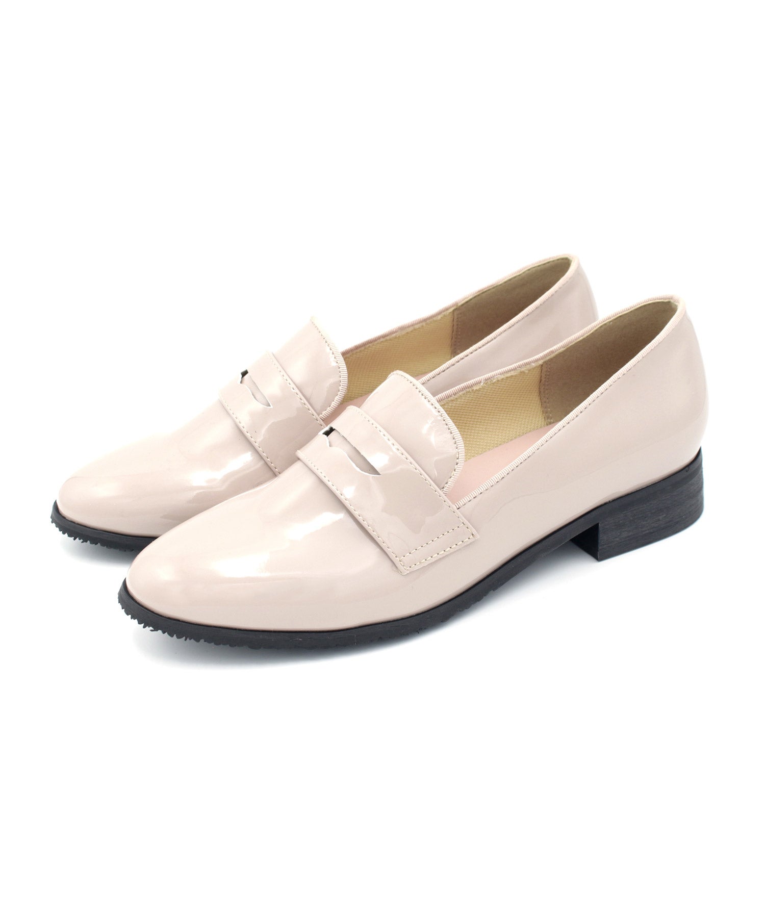 生活防水！晴雨兼用コインローファーパンプス/レインシューズ/レインパンプス