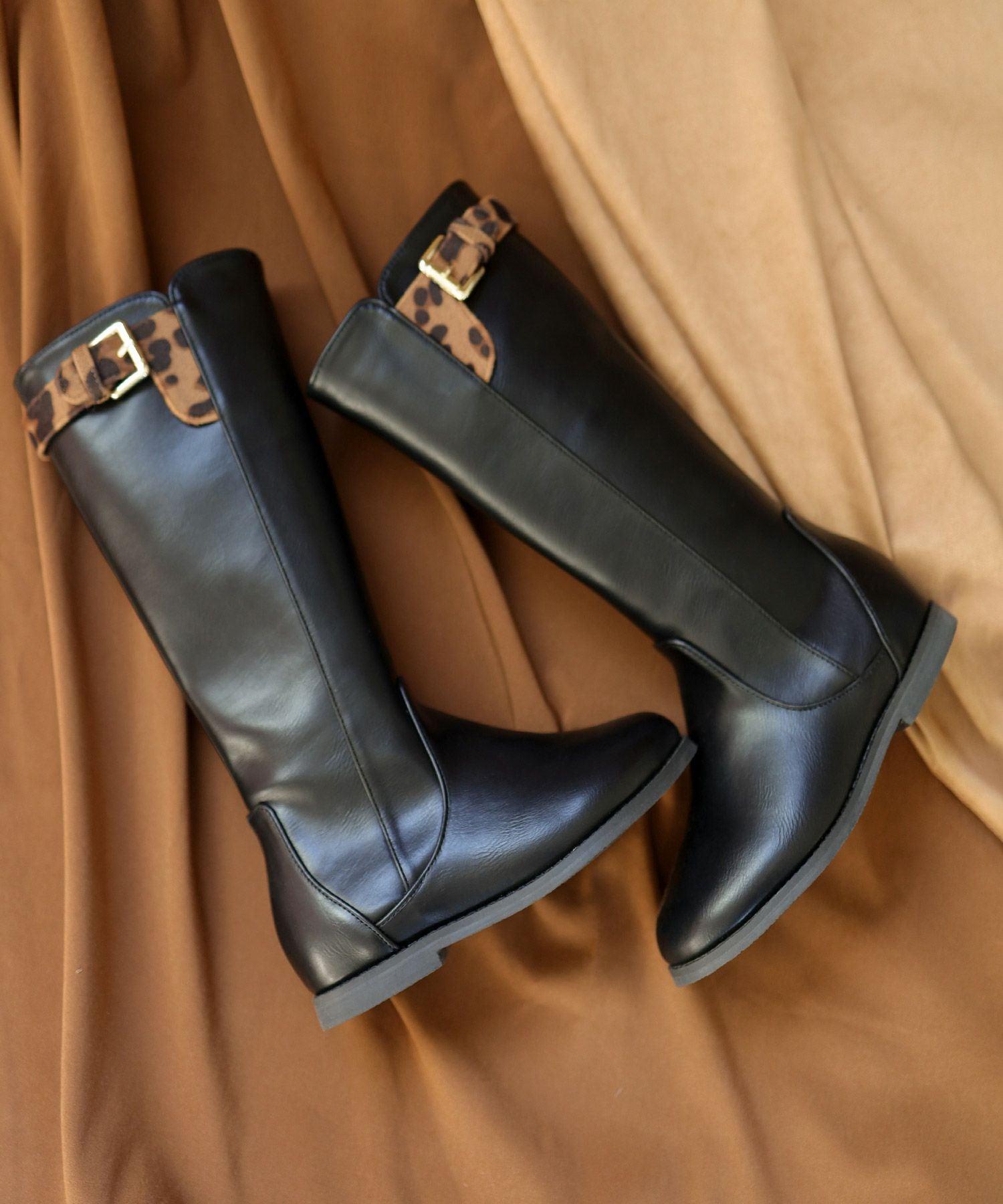 ママとお揃い！キッズ用ジョッキーロングブーツ▲返品不可