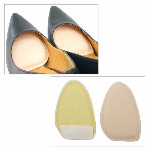 低反発ウレタン使用のハーフインソール【返品・交換不可】【5個までゆうパケット可】