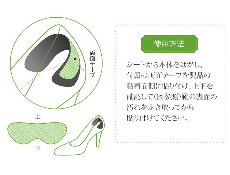 インソール 中敷 中敷き レディース パンプス サンダル ミュール かかと 踵 衝撃吸収 ジェル マシュマロジェル【返品・交換不可】【4セットまでゆうパケット可】