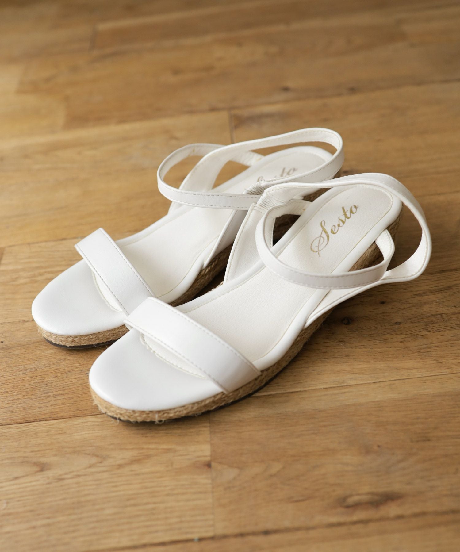 ローヒールウエッジソールサンダル/リラックスサンダル