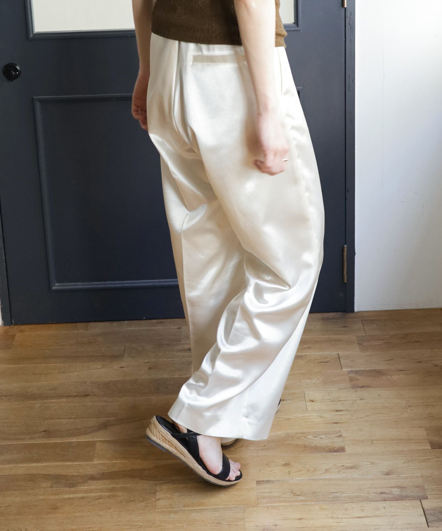 ローヒールウエッジソールサンダル/リラックスサンダル