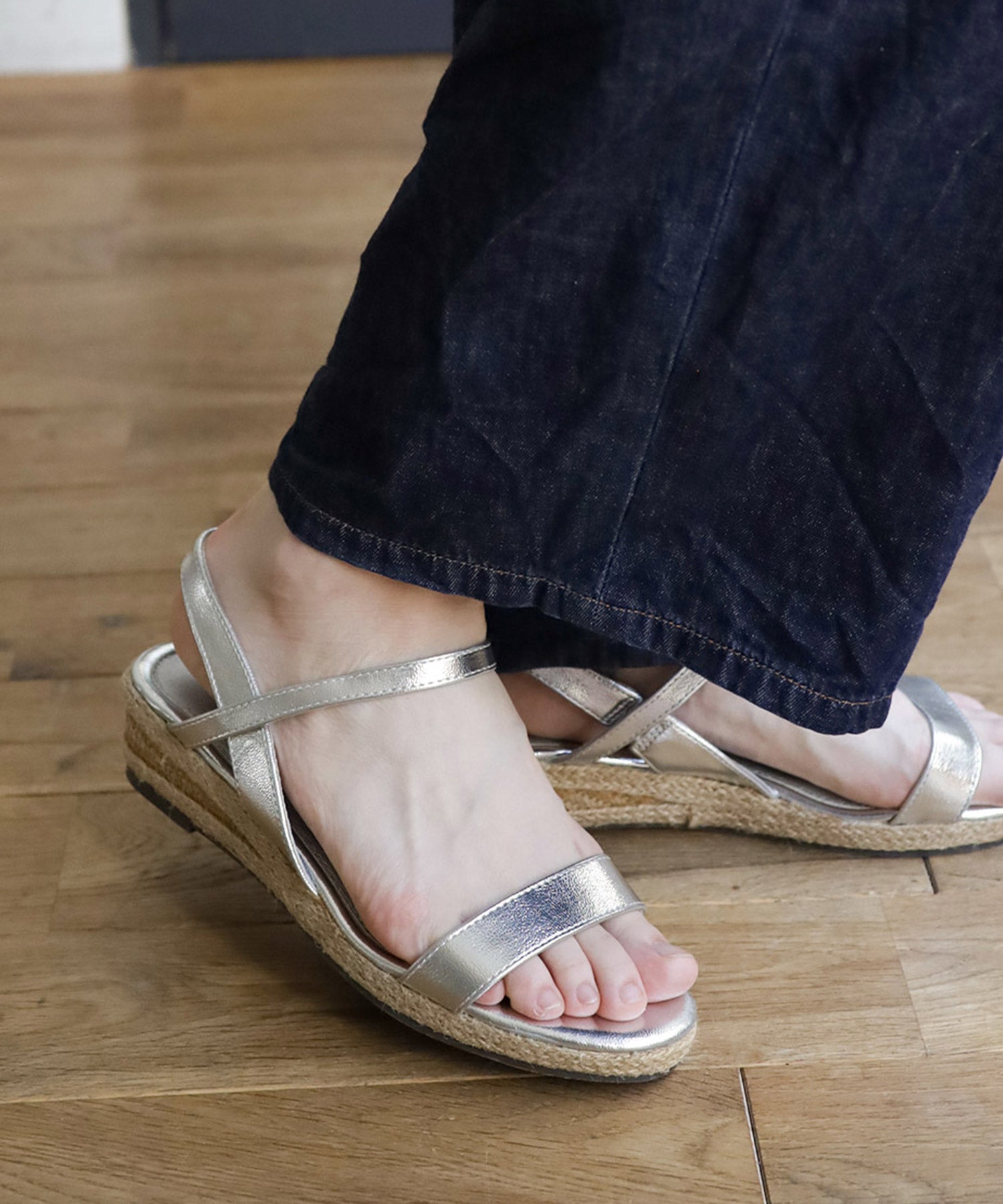 ローヒールウエッジソールサンダル/リラックスサンダル 一部3月下旬入荷予定