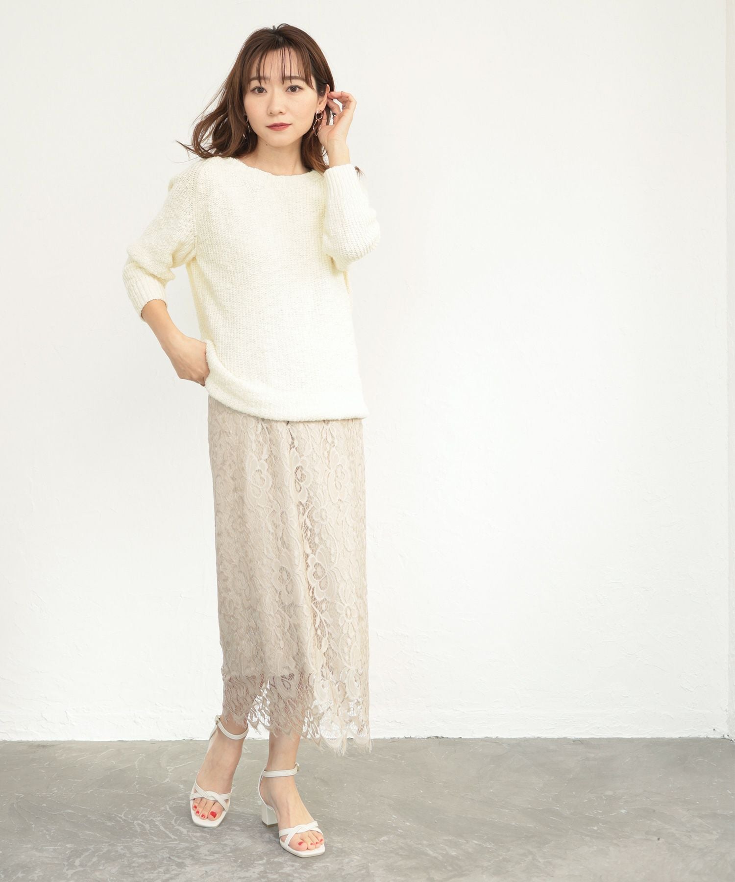 ツイストストラップベアサンダル