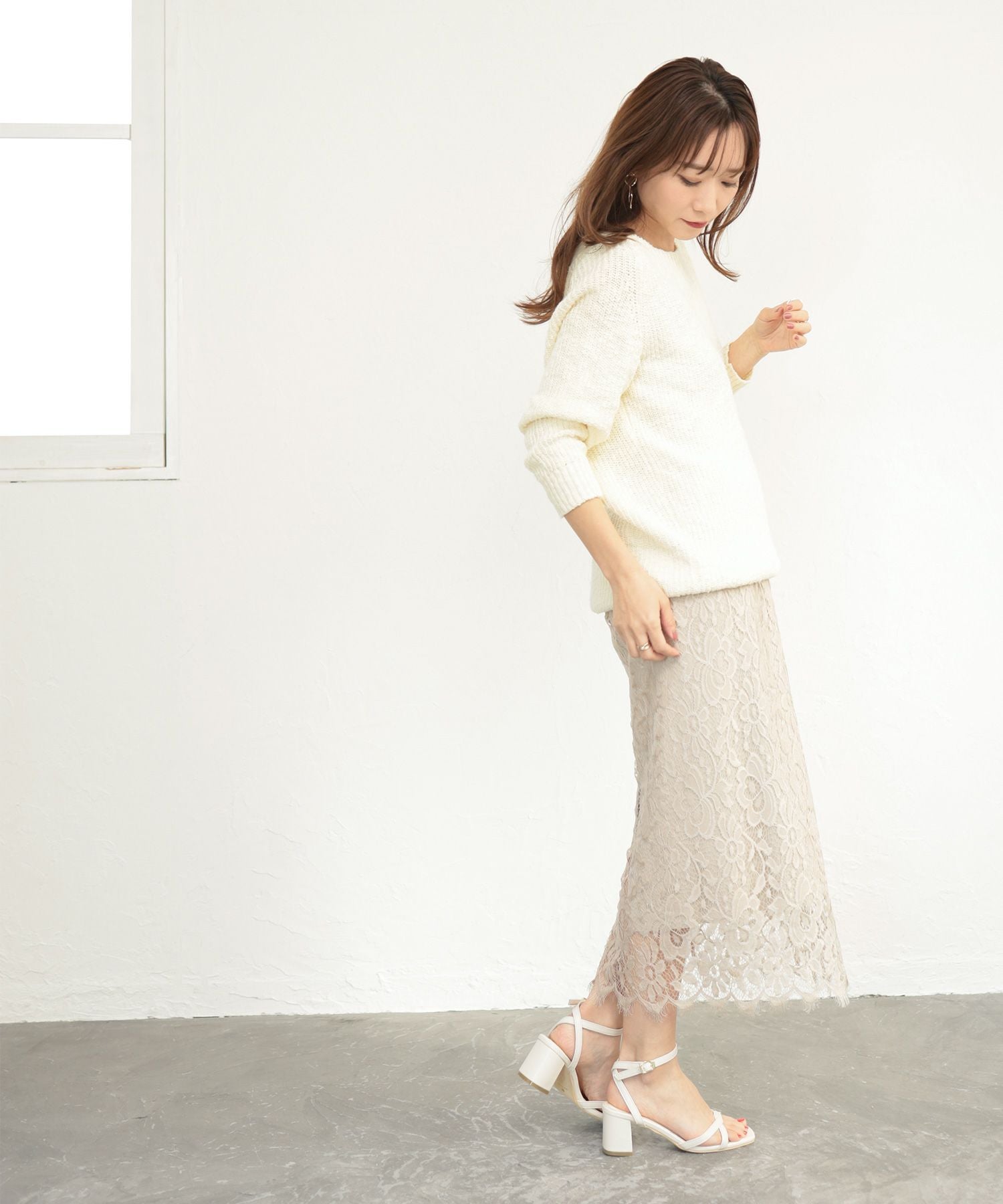 ツイストストラップベアサンダル