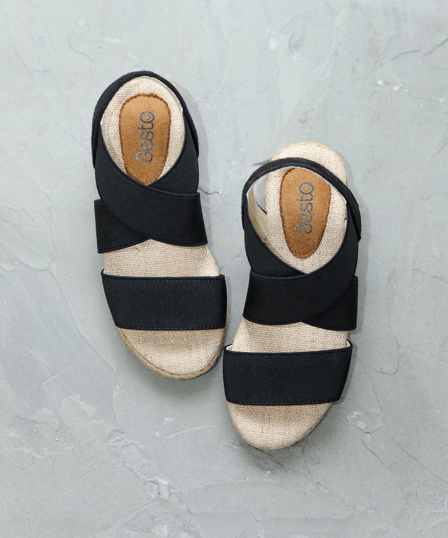 【SESTOキッズ】ママとお揃い!ゴムフィットサンダル