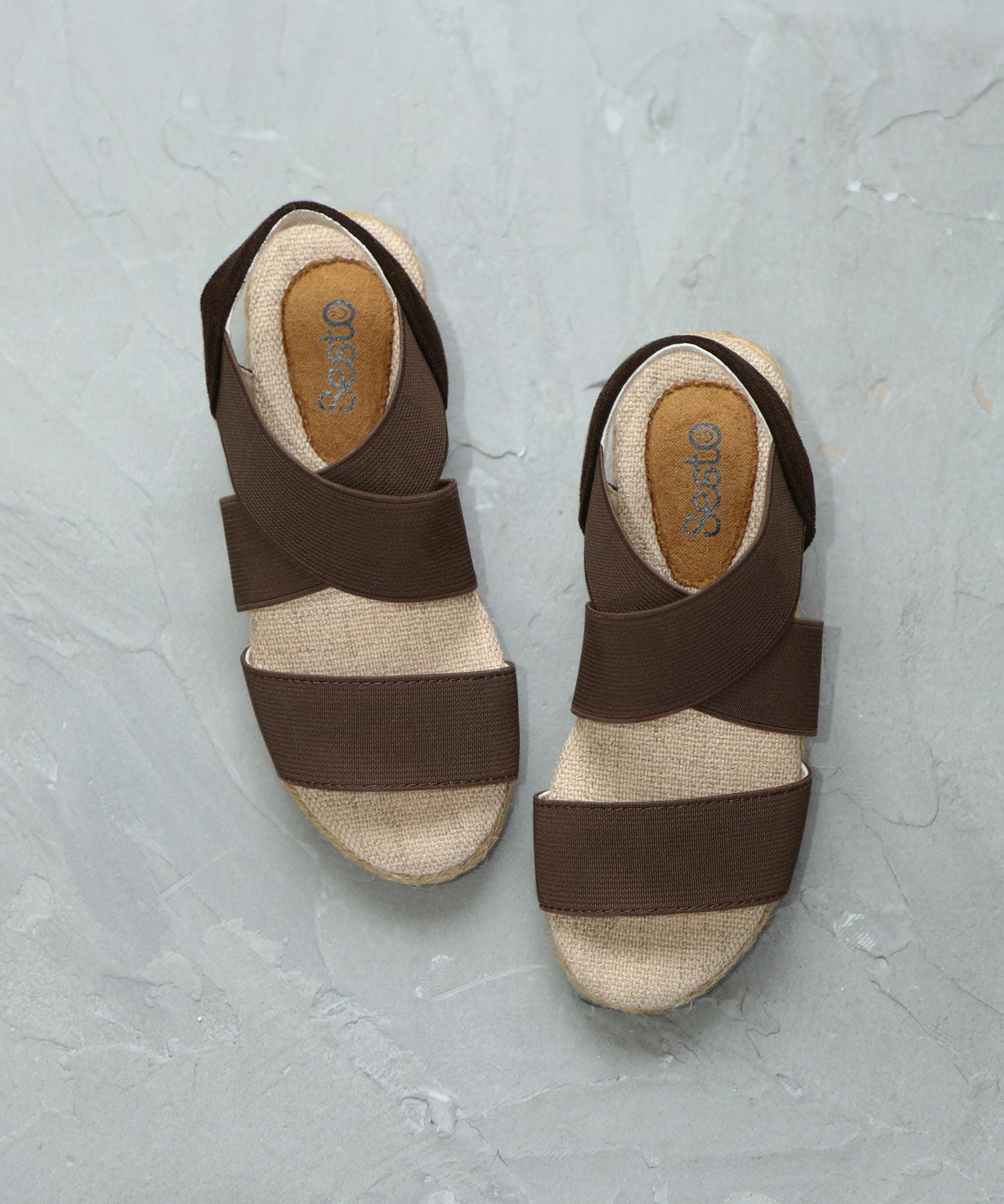 【SESTOキッズ】ママとお揃い!ゴムフィットサンダル