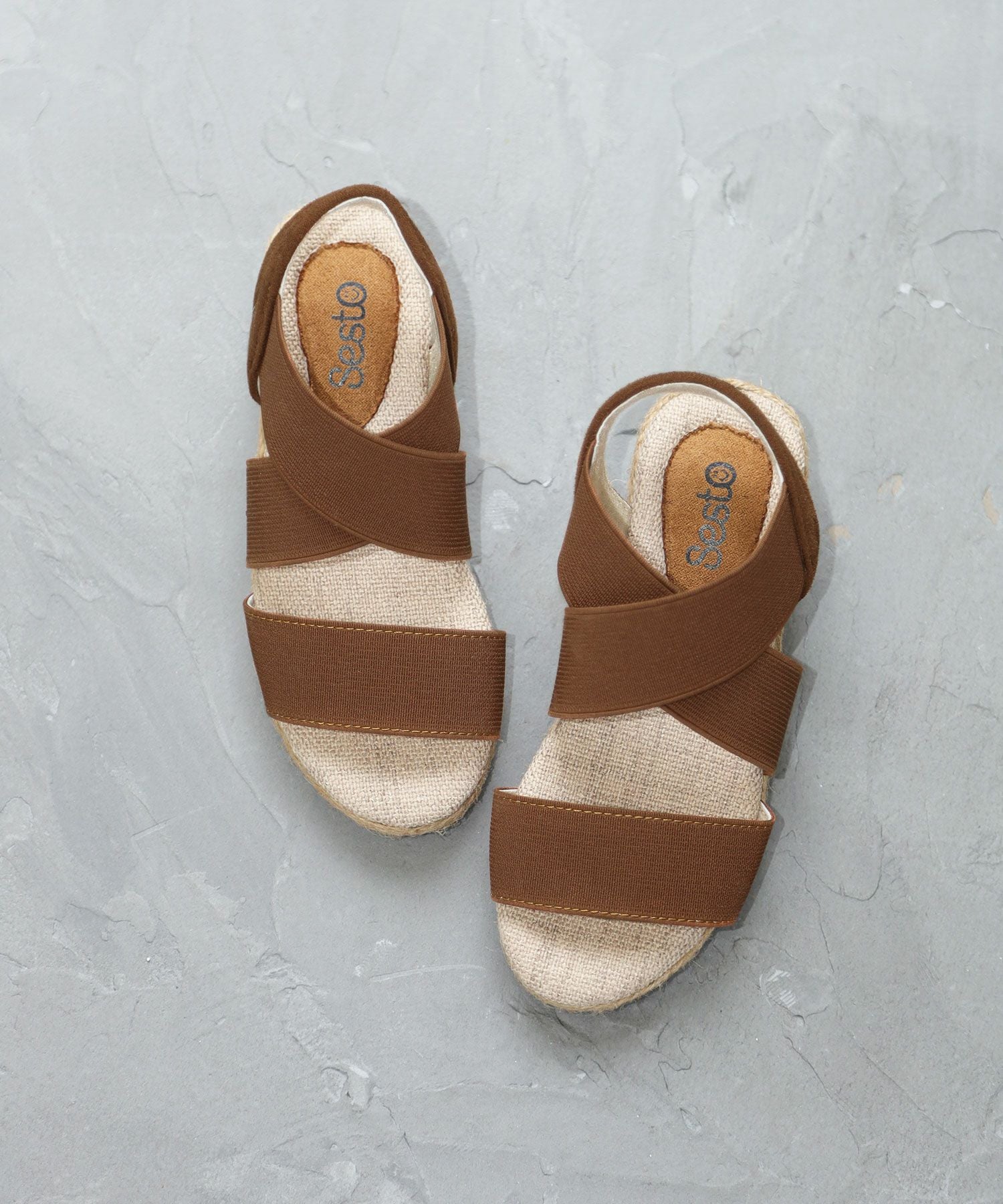 【SESTOキッズ】ママとお揃い！ゴムフィットサンダル