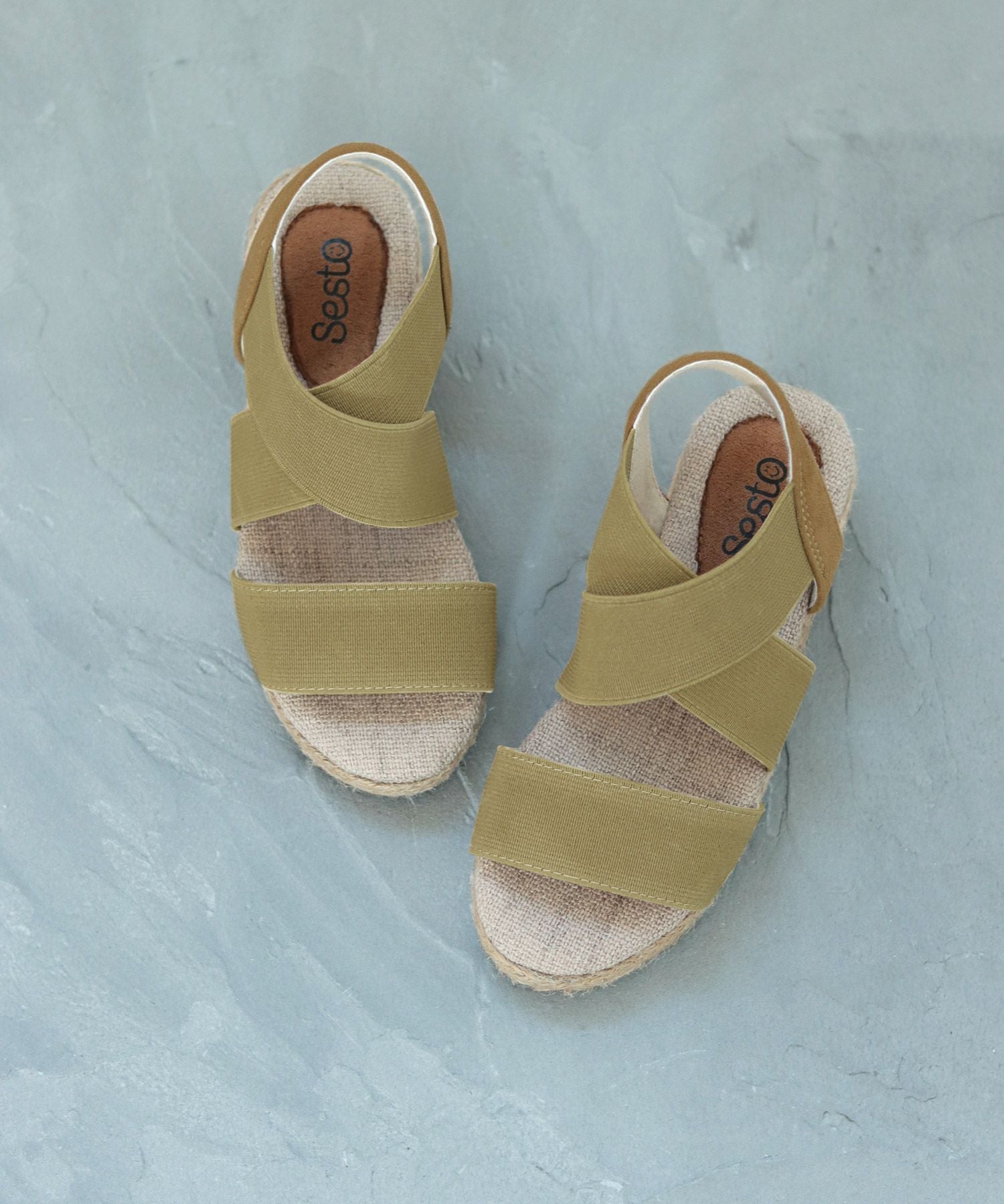 【SESTOキッズ】ママとお揃い！ゴムフィットサンダル