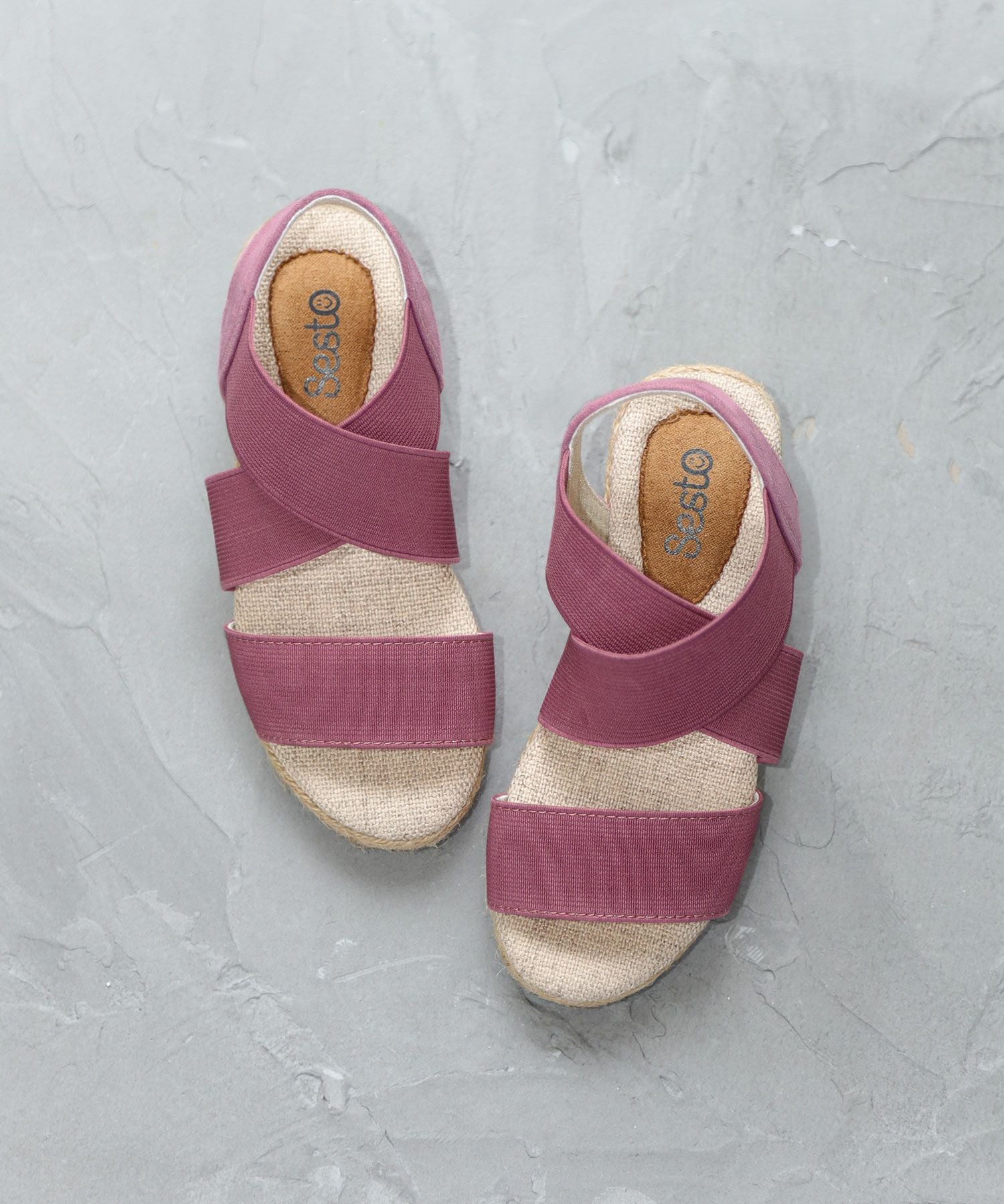 【SESTOキッズ】ママとお揃い!ゴムフィットサンダル