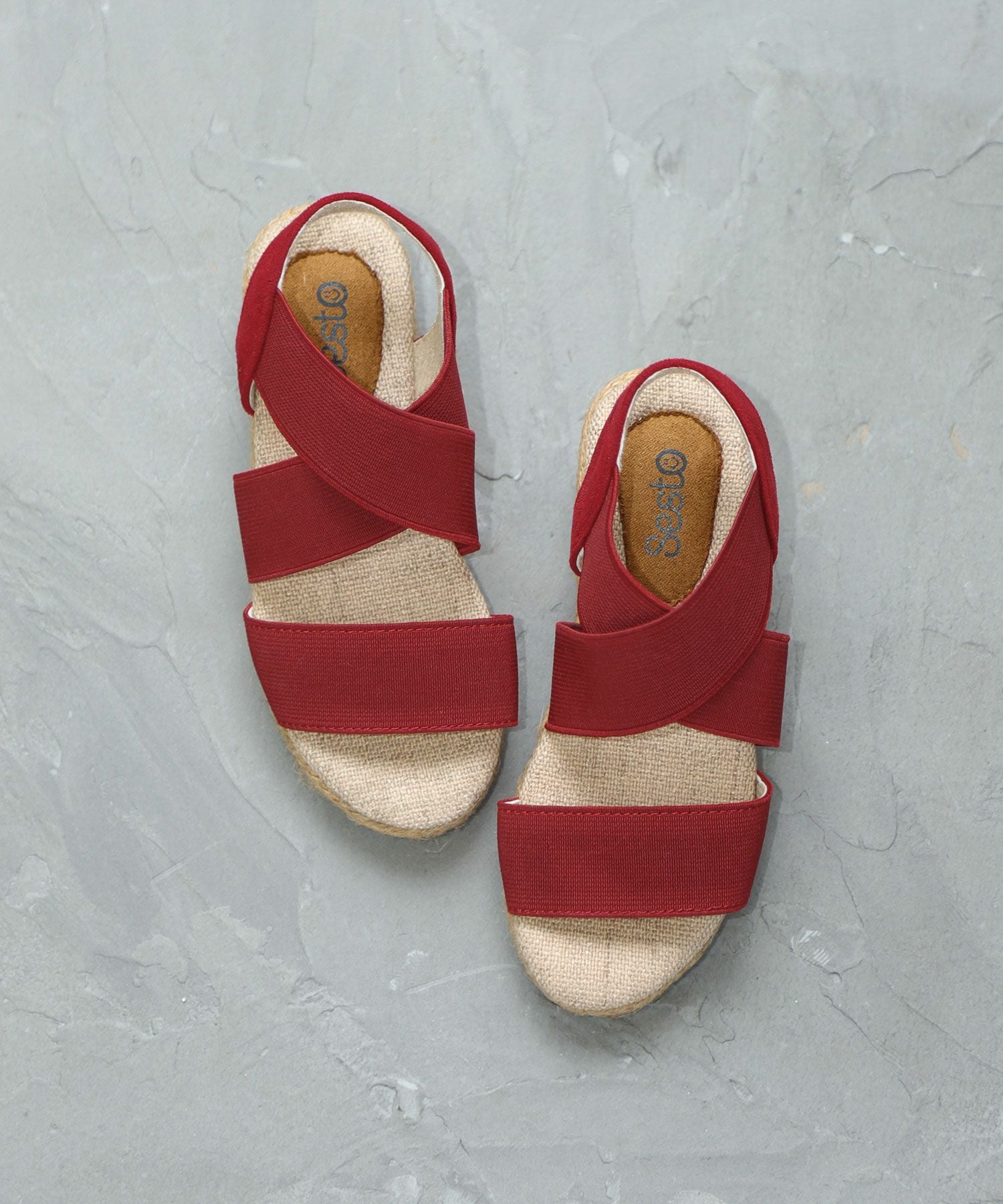 【SESTOキッズ】ママとお揃い!ゴムフィットサンダル