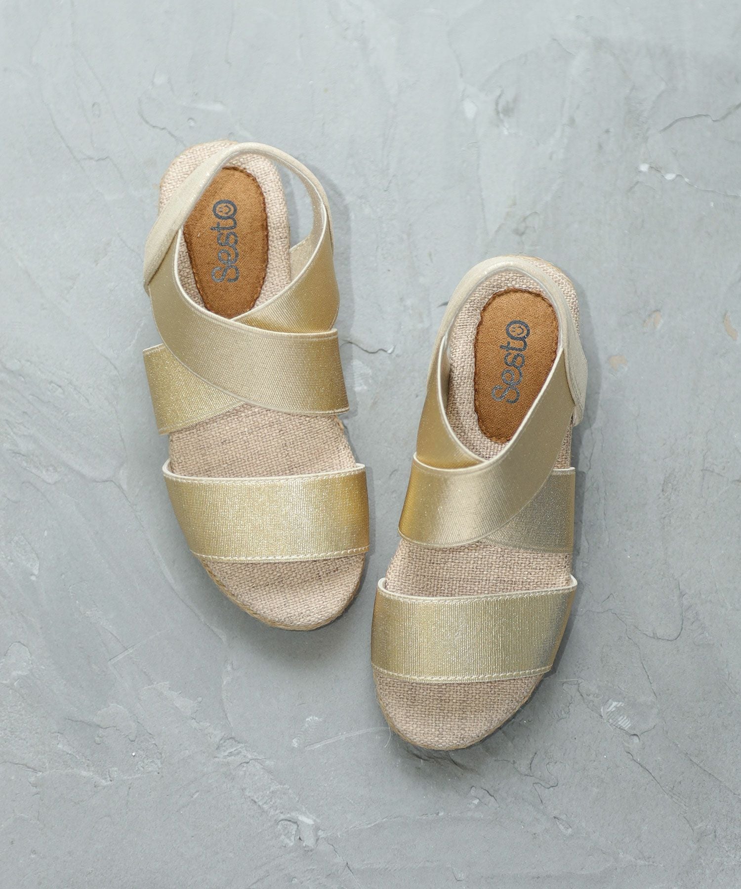 【SESTOキッズ】ママとお揃い！ゴムフィットサンダル