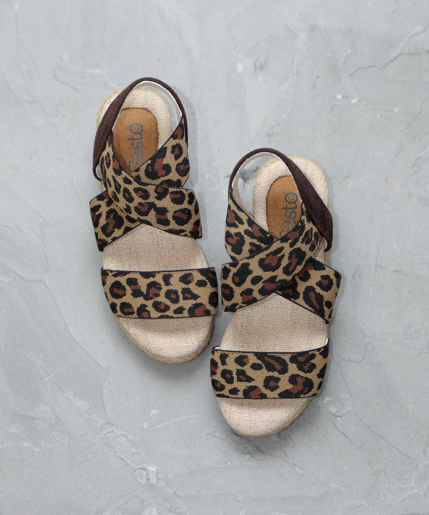 【SESTOキッズ】ママとお揃い!ゴムフィットサンダル