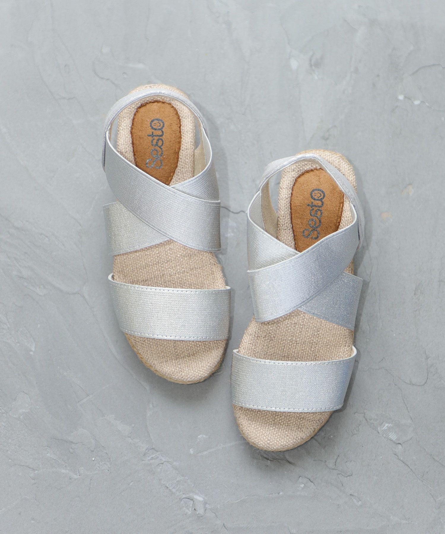 【SESTOキッズ】ママとお揃い!ゴムフィットサンダル