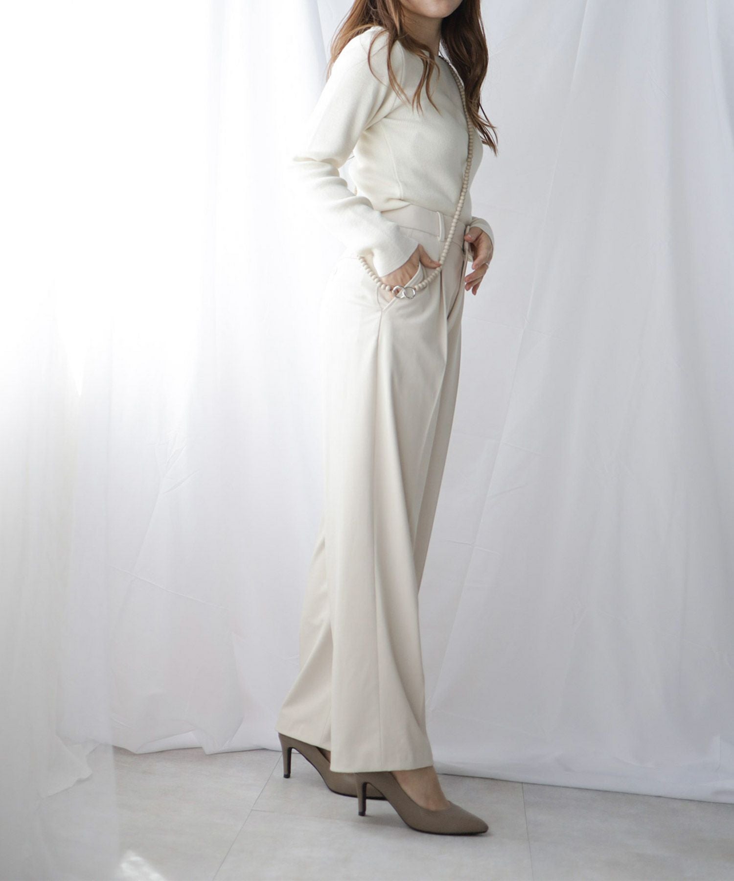 削れないかかとゴム＆高機能クッションの美脚ヒールパンプス 一部3月末頃入荷予定