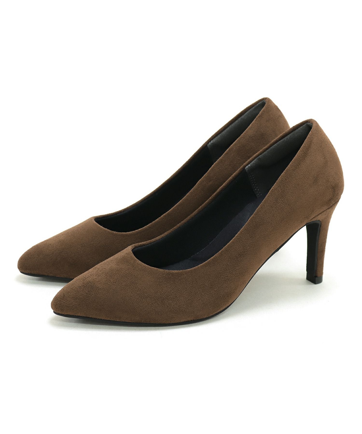 削れないかかとゴム＆高機能クッションの美脚ヒールパンプス 一部3月末頃入荷予定