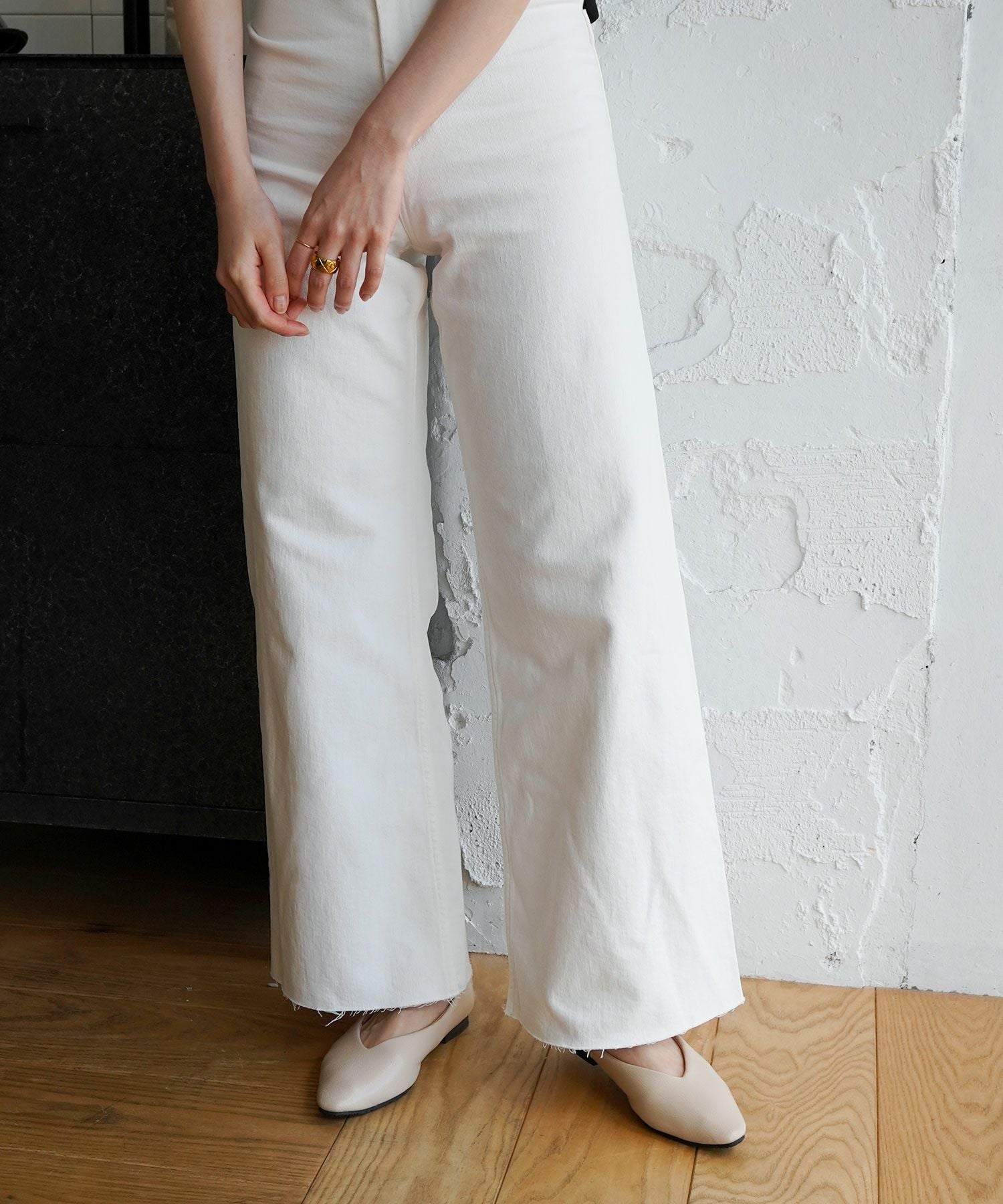 生活防水対応Vカットフラットレインパンプス/オールウェザーパンプス/晴雨兼用 一部4月中旬入荷予定