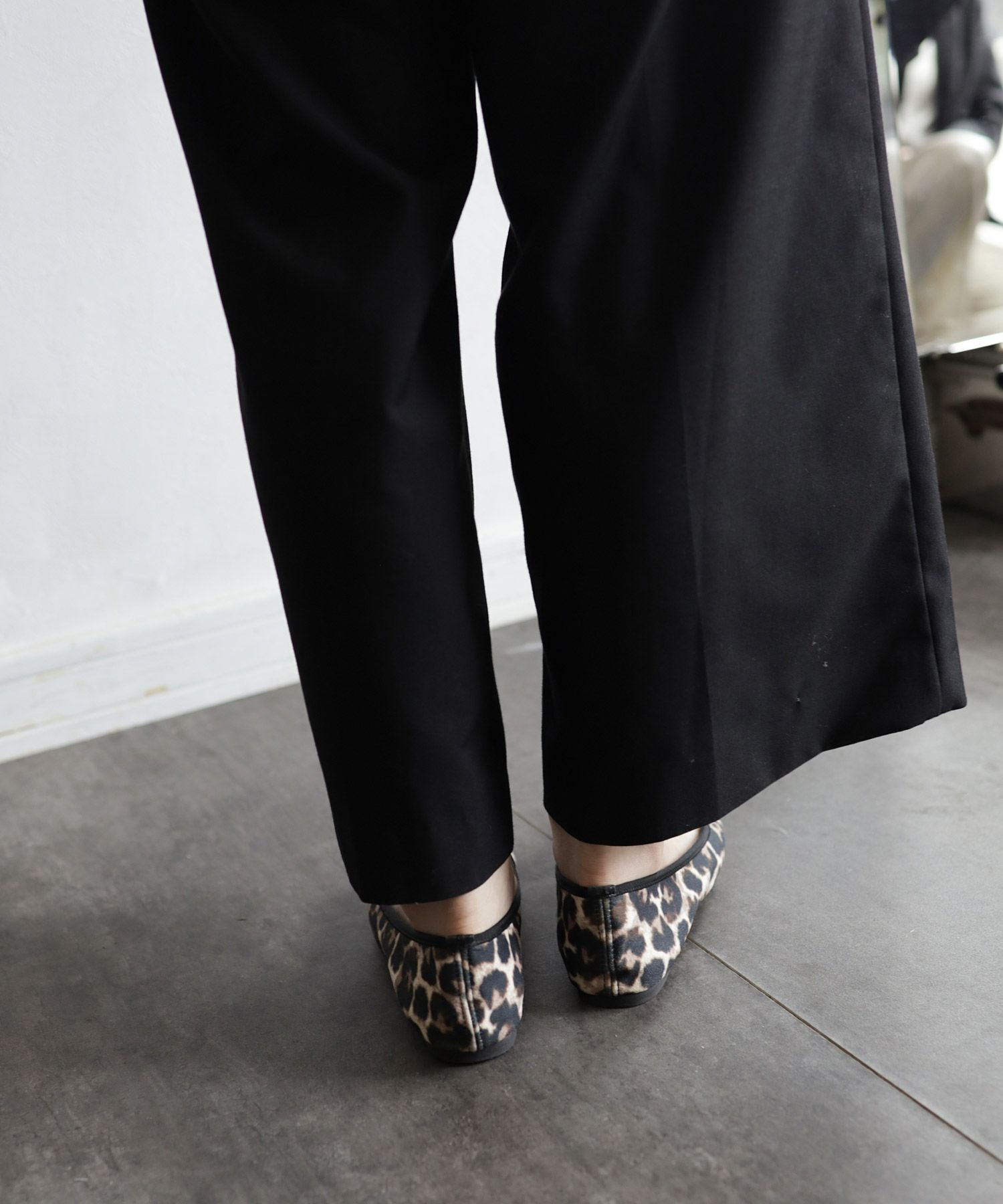 スクエアトゥバレエシューズ▲返品交換不可