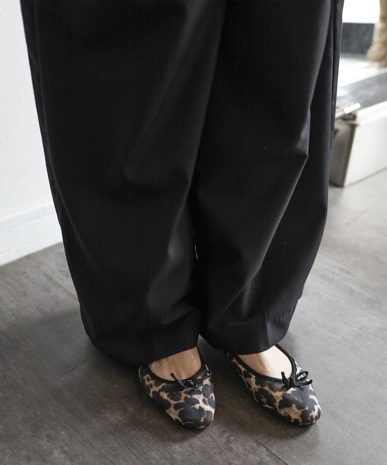 スクエアトゥバレエシューズ▲返品交換不可