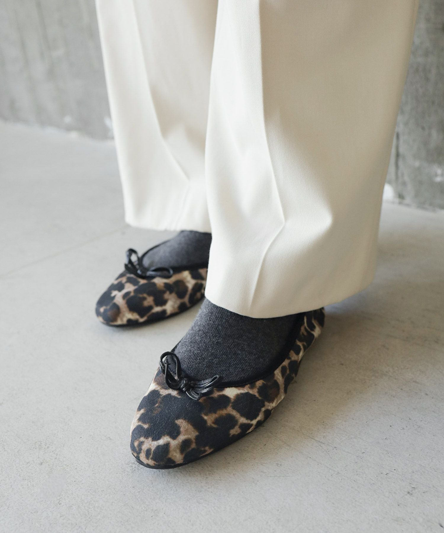 スクエアトゥバレエシューズ▲返品交換不可