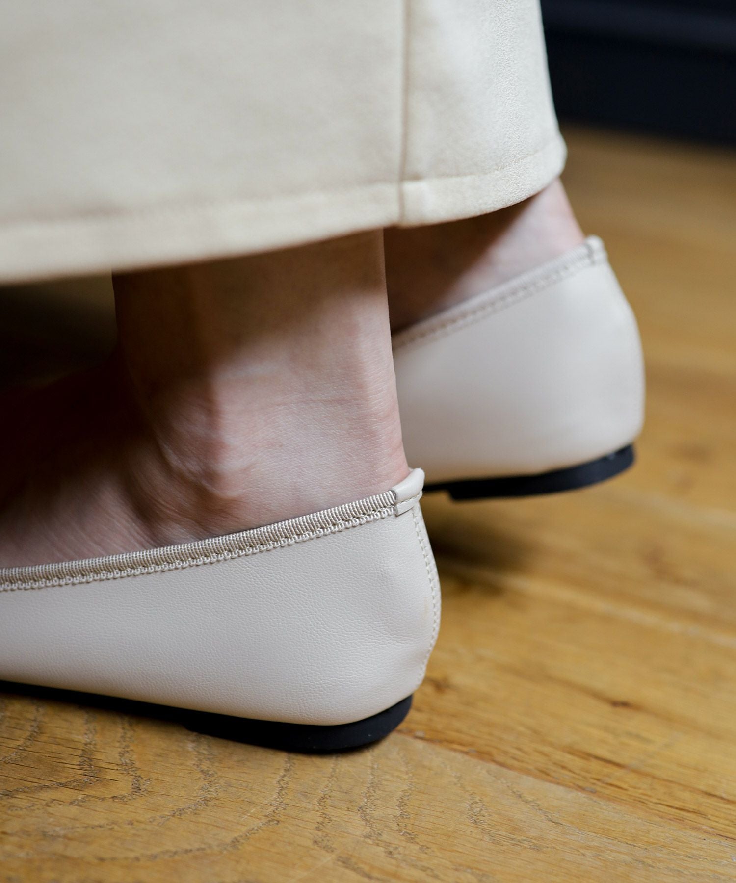 スクエアトゥバレエシューズ▲返品交換不可