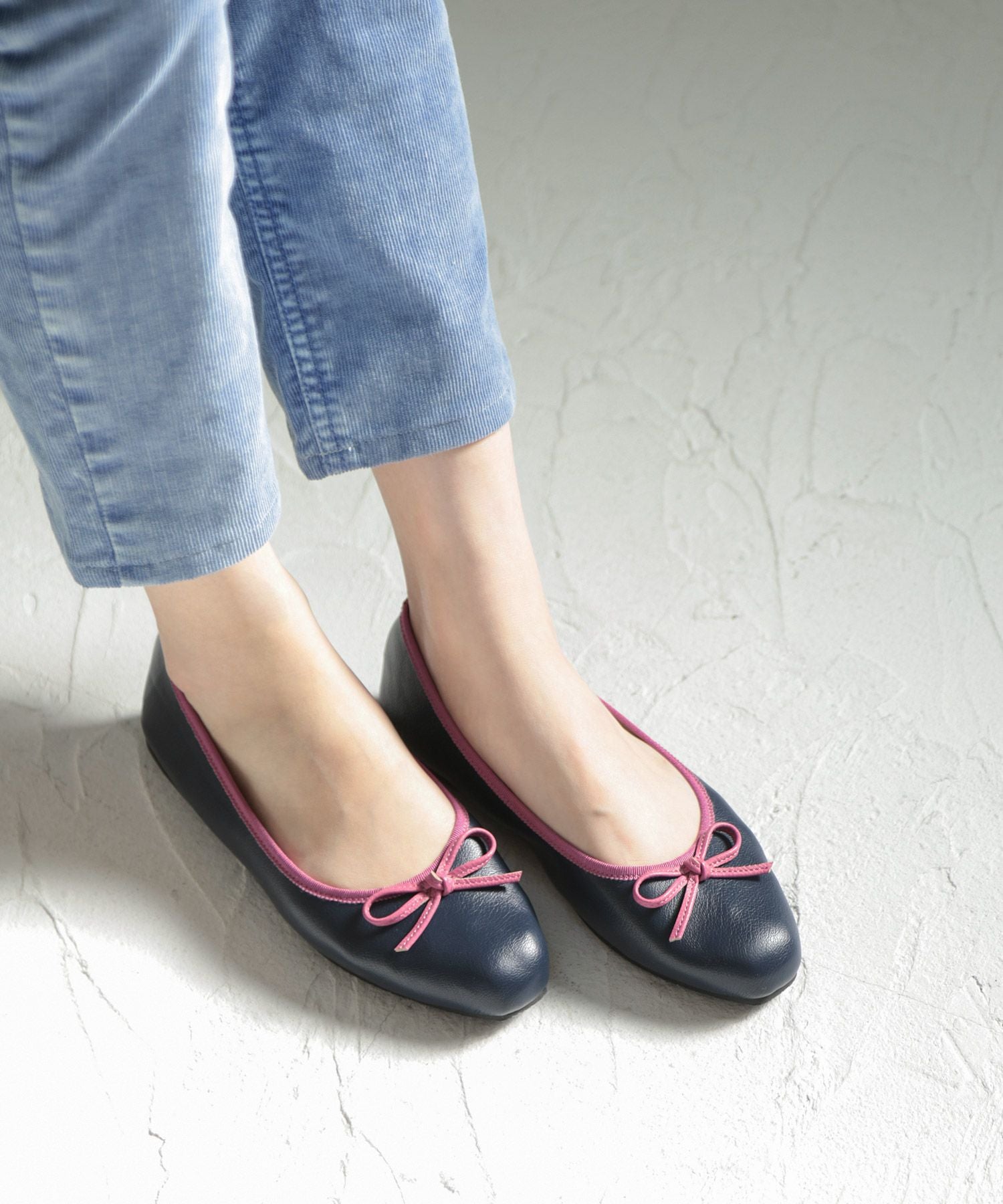 スクエアトゥバレエシューズ▲返品交換不可