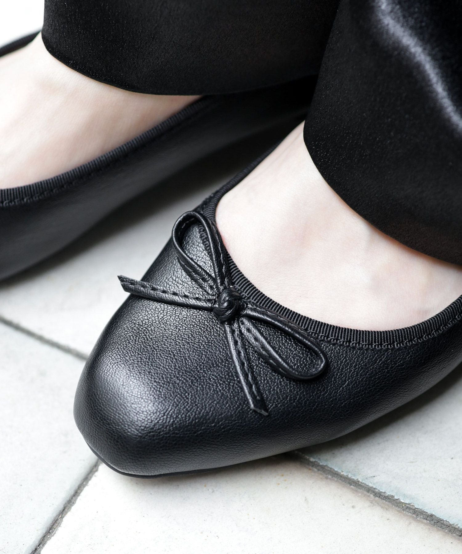 スクエアトゥバレエシューズ▲返品交換不可