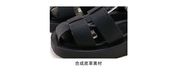 ボリュームソールグルカサンダル▲返品交換不可