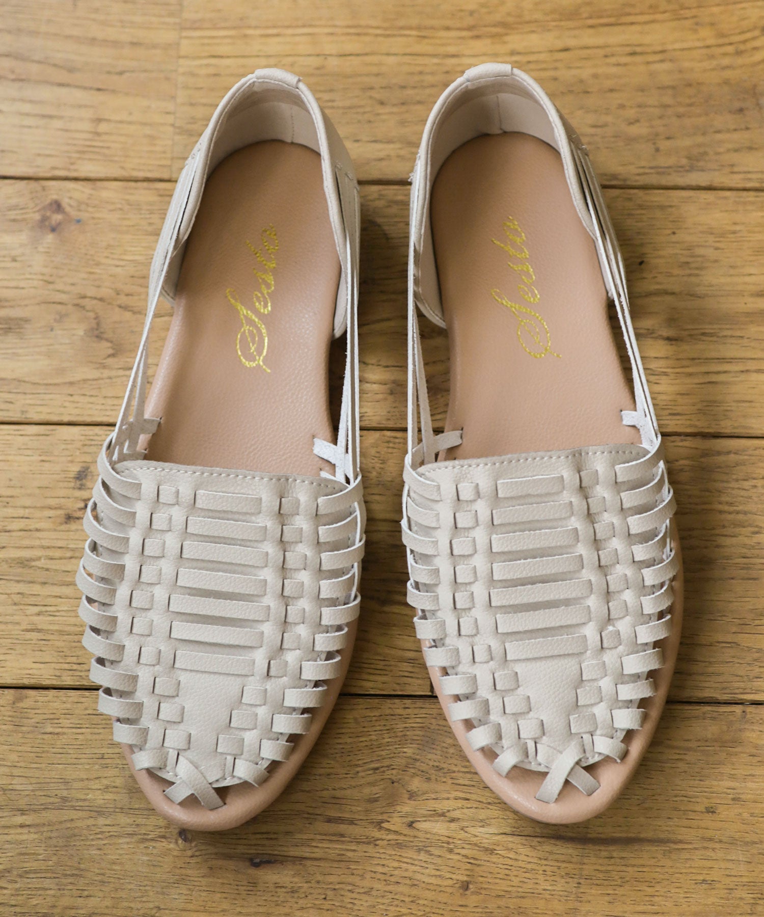 編み込みメッシュのグルカサンダル Newカラー