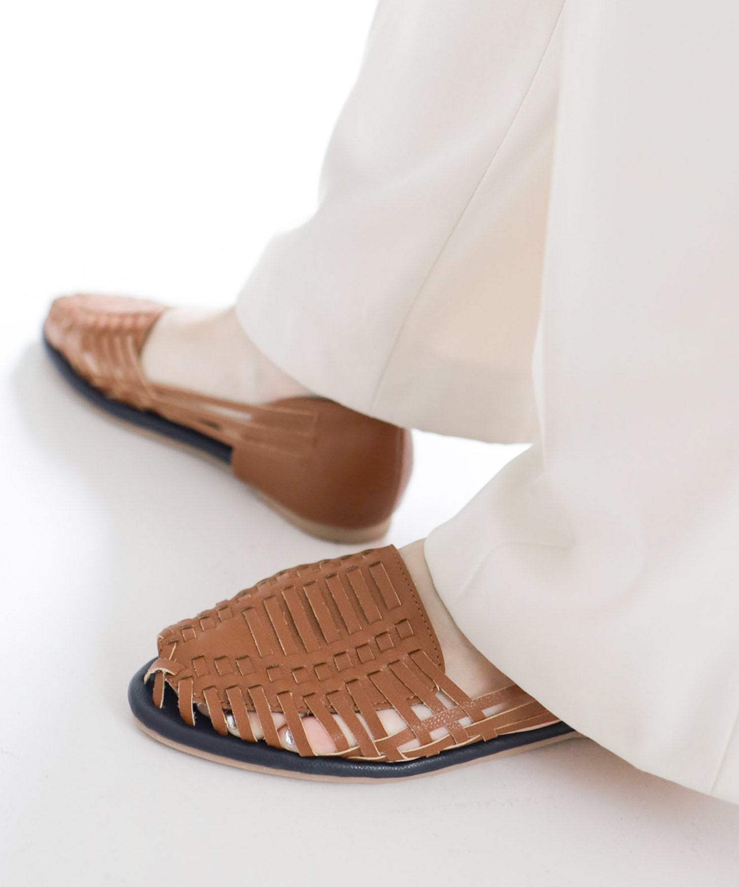 編み込みメッシュのグルカサンダル Newカラー 一部5月下旬・6月上旬入荷予定