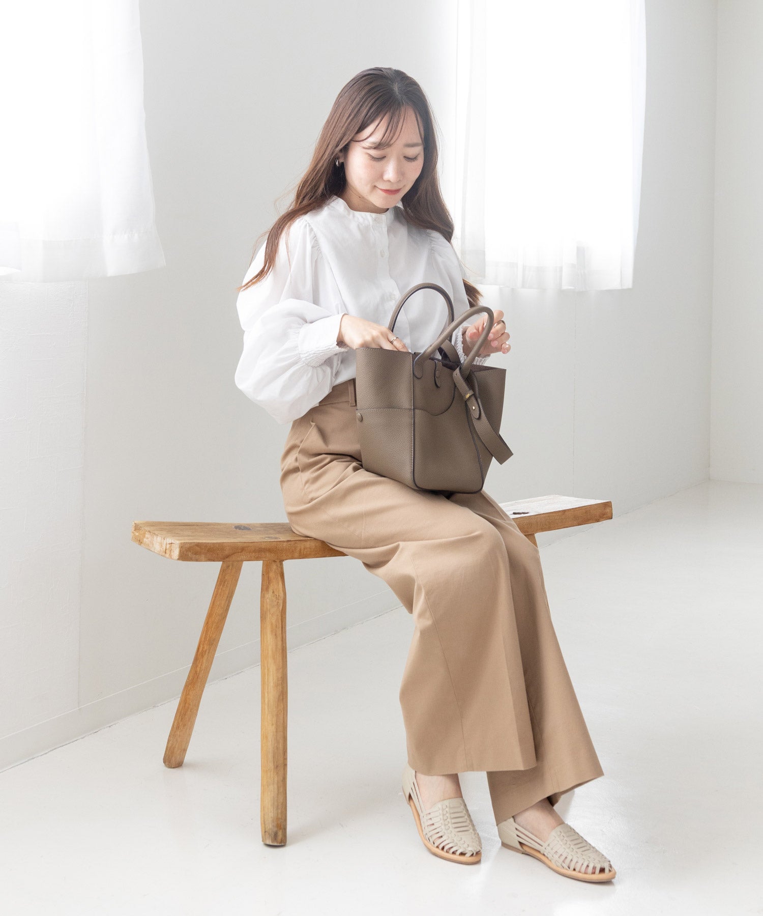 編み込みメッシュのグルカサンダル Newカラー 一部5月下旬・6月上旬入荷予定