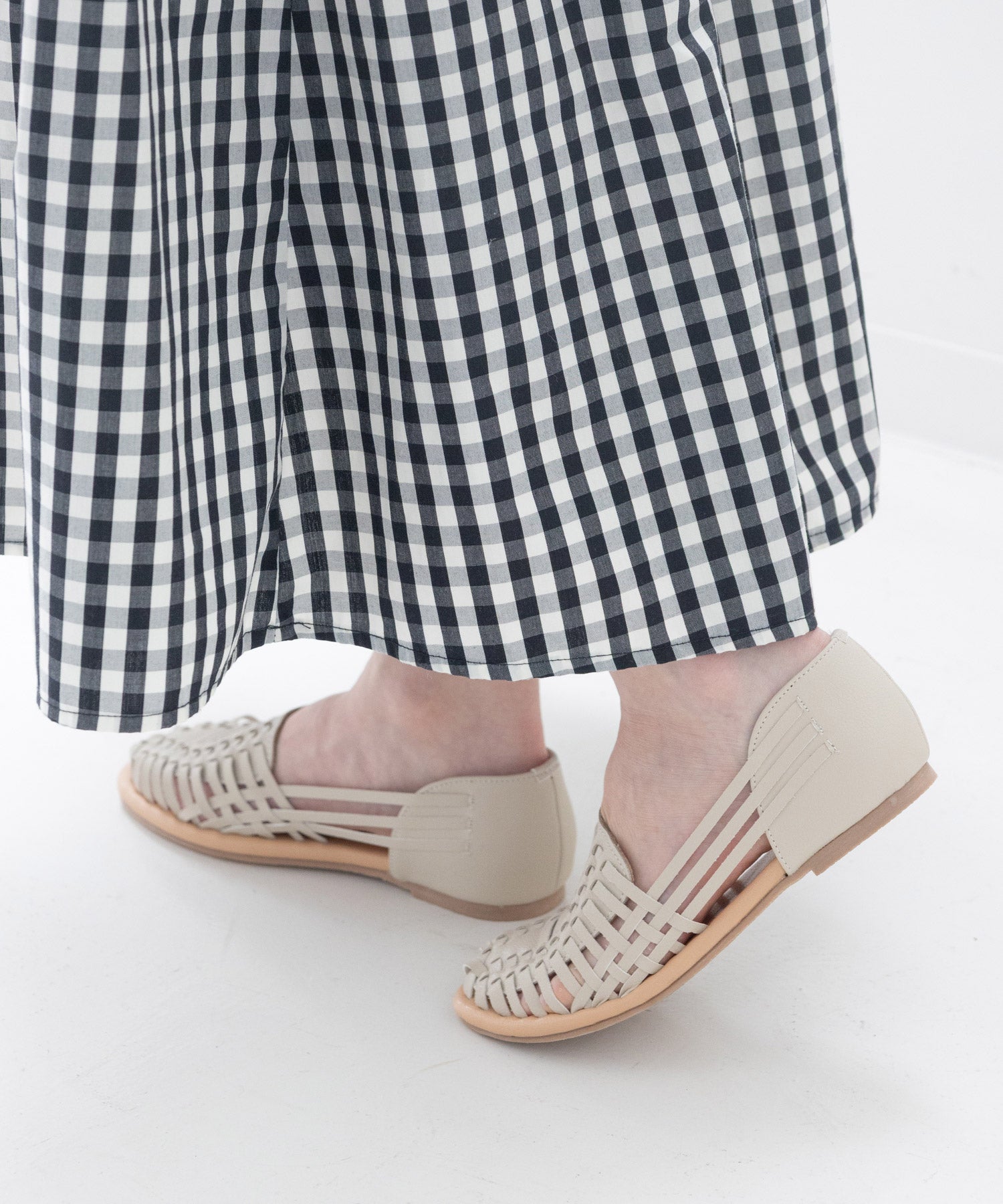 編み込みメッシュのグルカサンダル Newカラー 一部5月下旬・6月上旬入荷予定