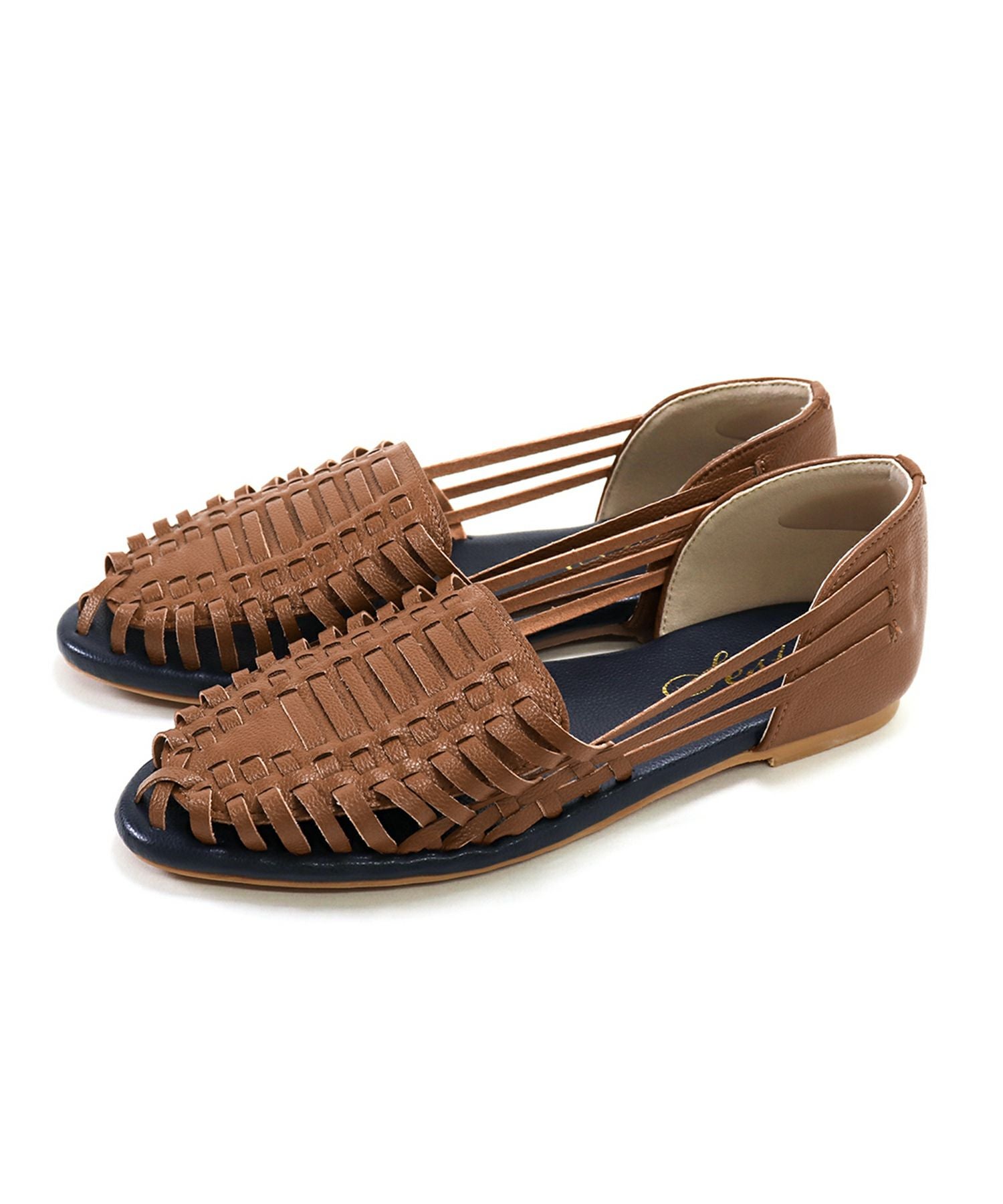 編み込みメッシュのグルカサンダル Newカラー