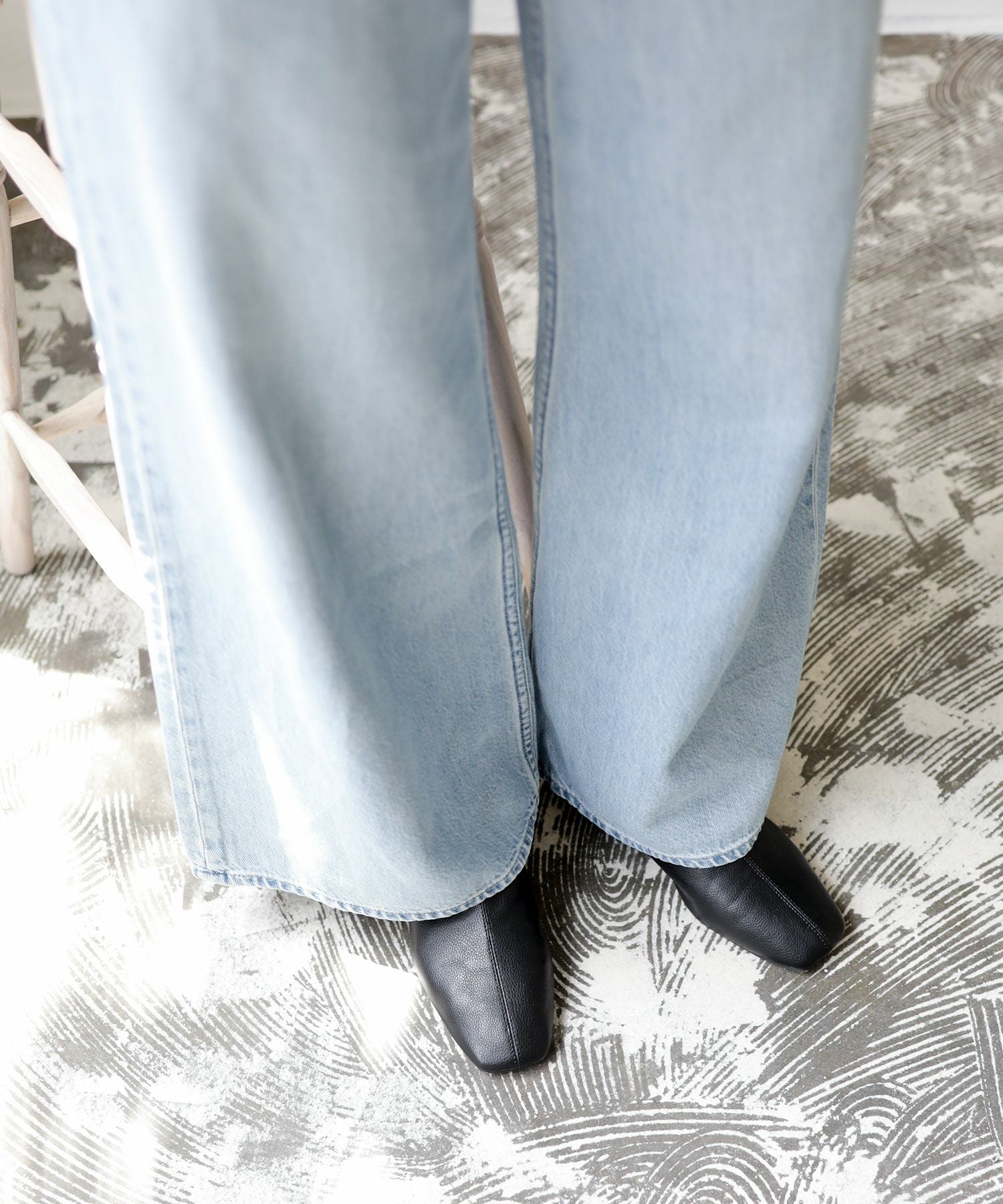 生活防水！レイン仕様スクエアトゥローヒールショートブーツ 一部4月中旬入荷予定