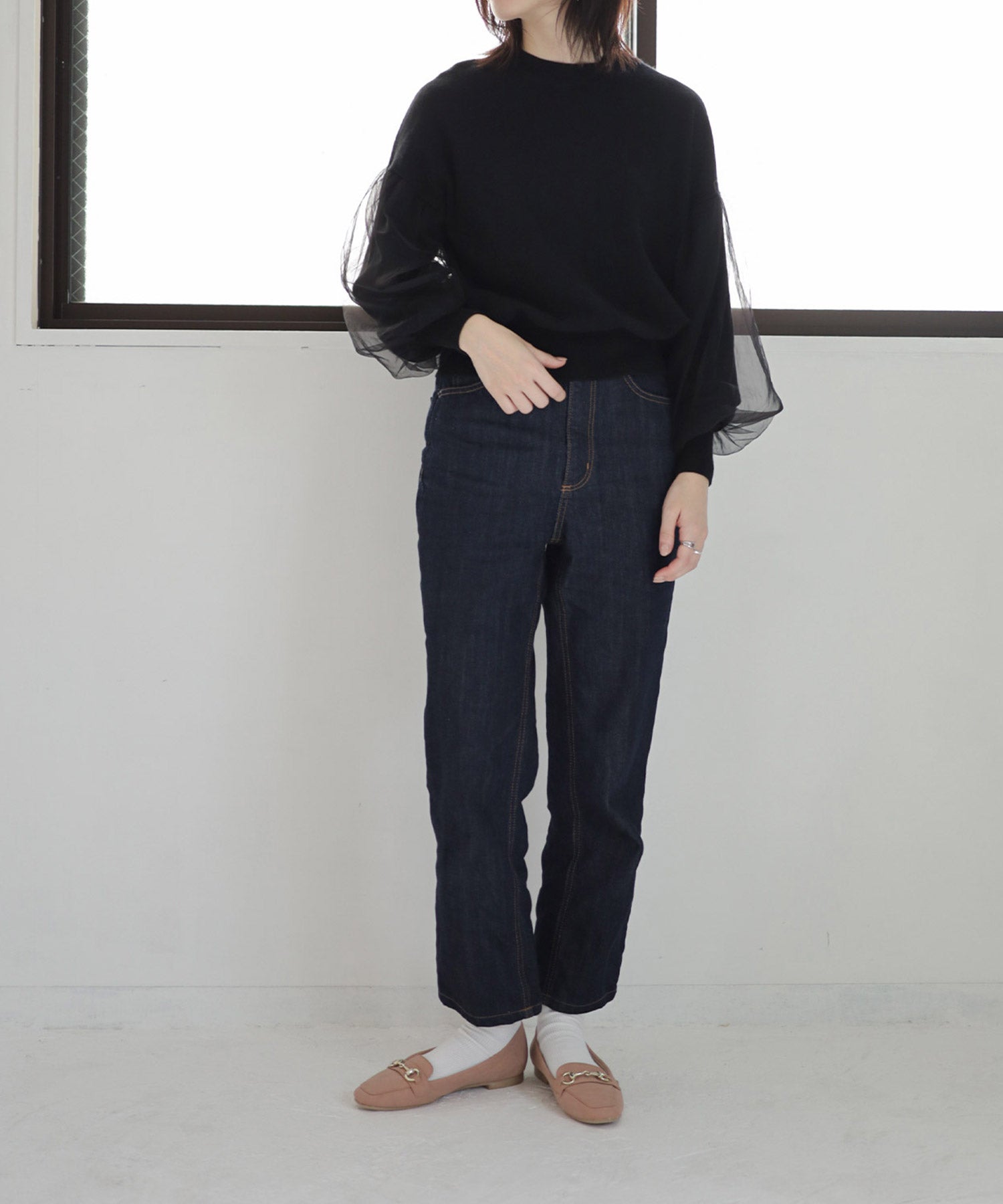 ビット付きスクエアトゥローファーパンプス△返品不可 | SESTO(セスト