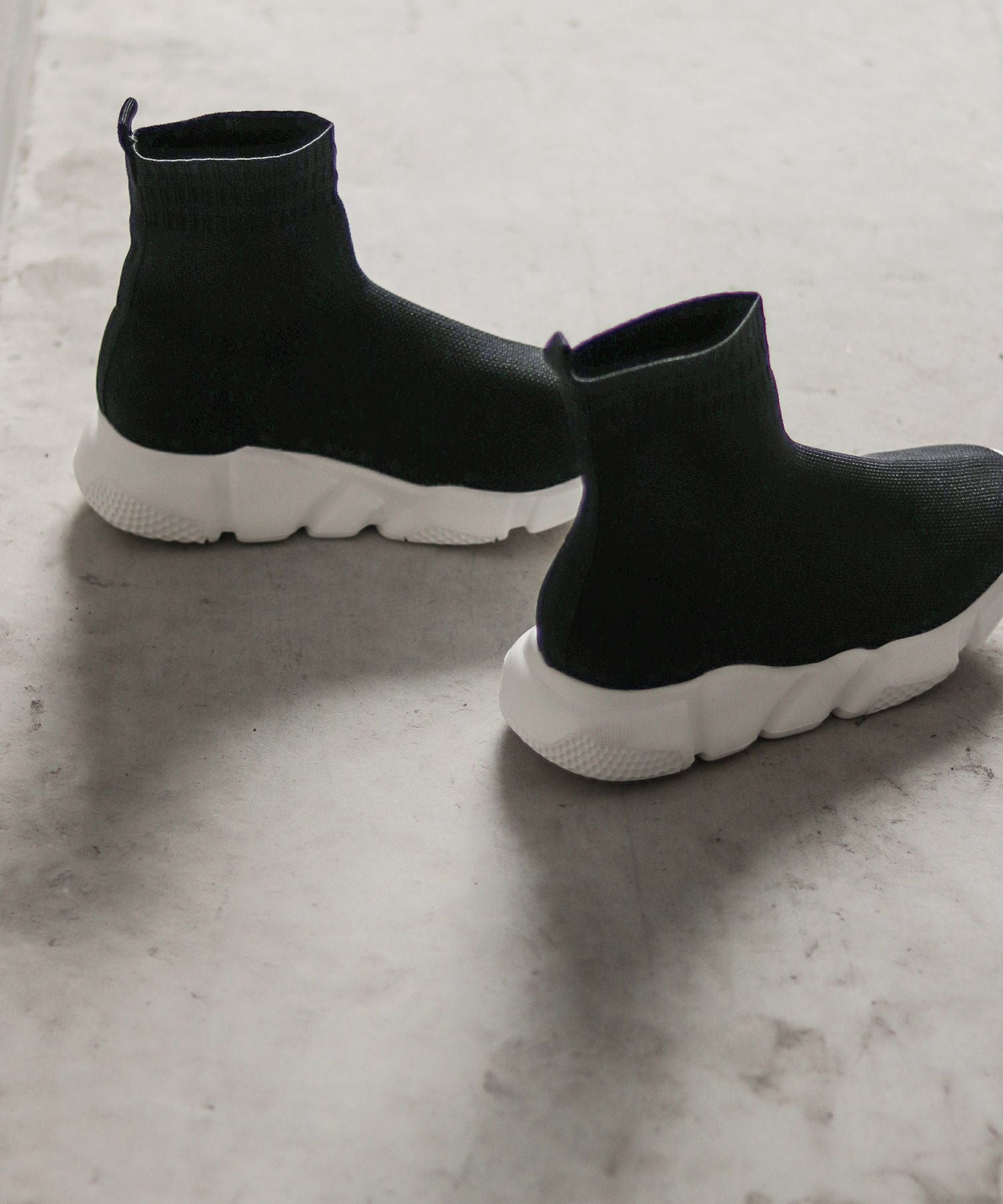 スポーティースニーカーソックスブーツ▲返品交換不可