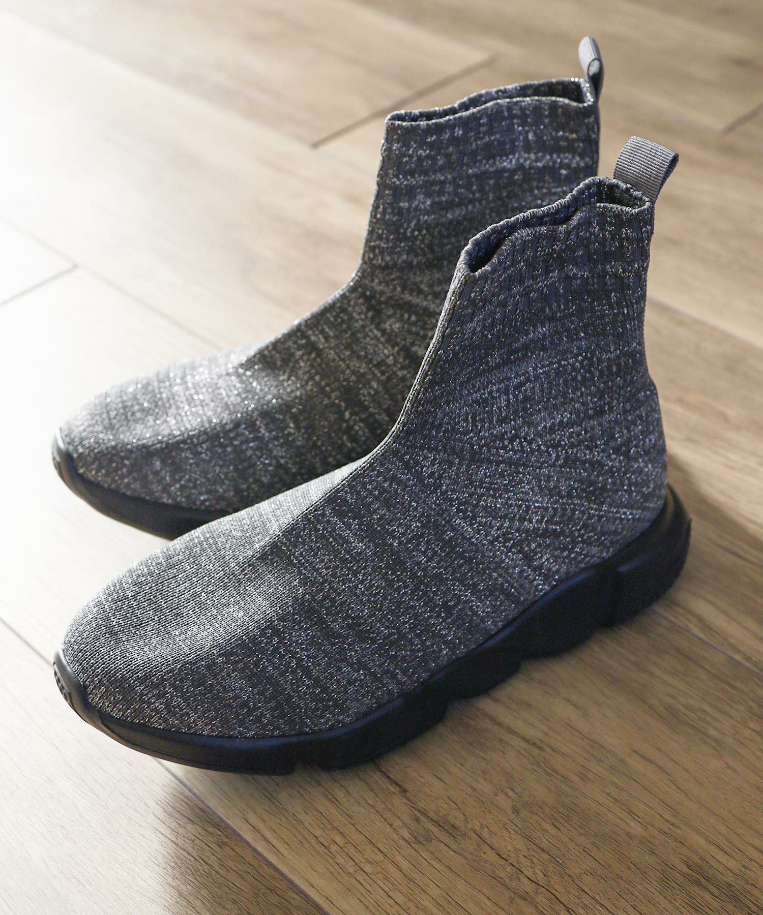 スポーティースニーカーソックスブーツ▲返品交換不可