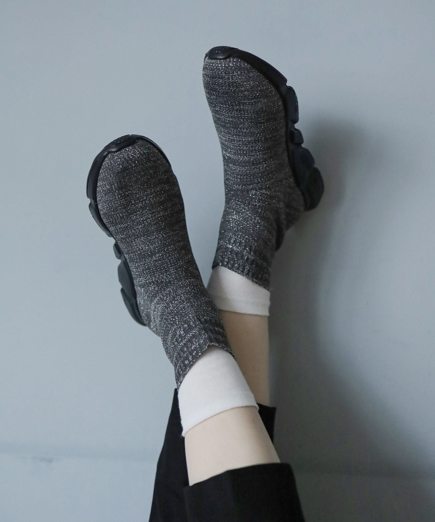 スポーティースニーカーソックスブーツ▲返品交換不可