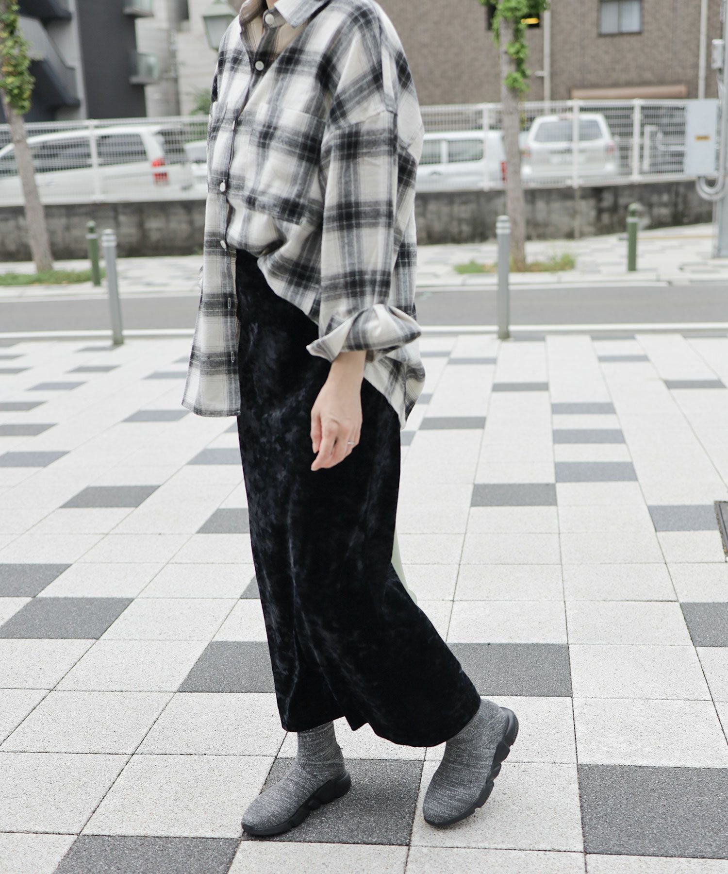 スポーティースニーカーソックスブーツ▲返品交換不可