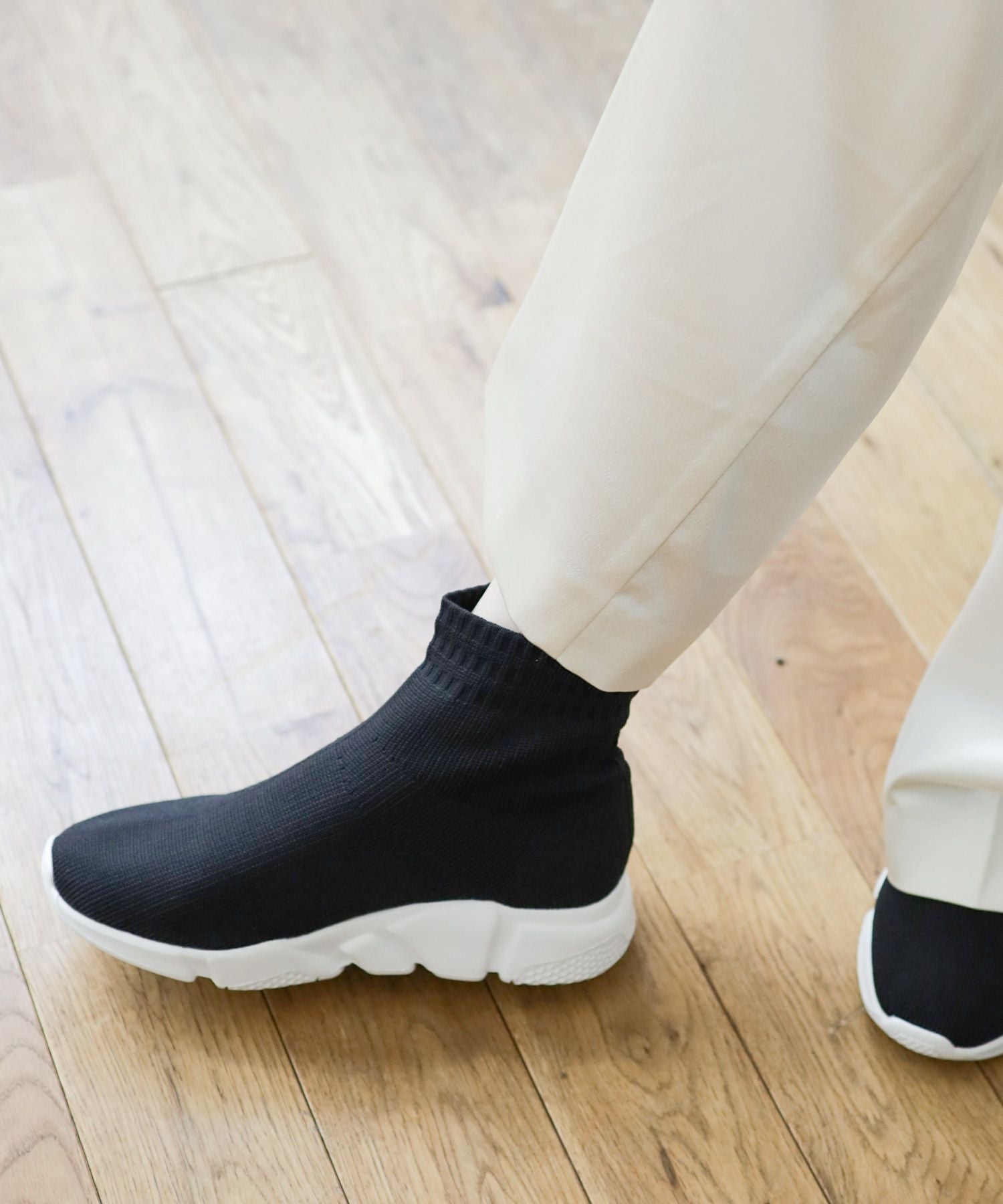 スポーティースニーカーソックスブーツ▲返品交換不可