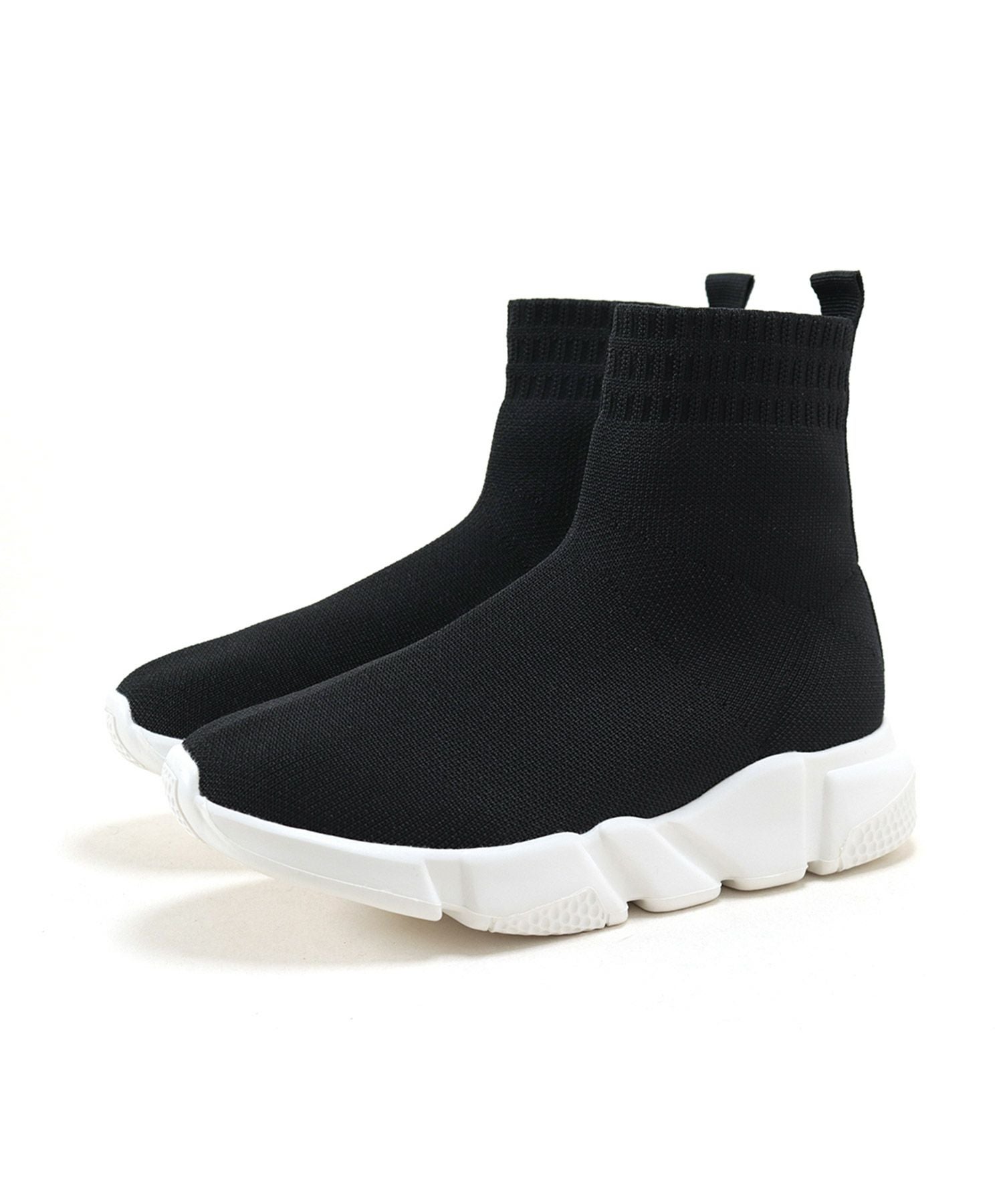 スポーティースニーカーソックスブーツ▲返品交換不可