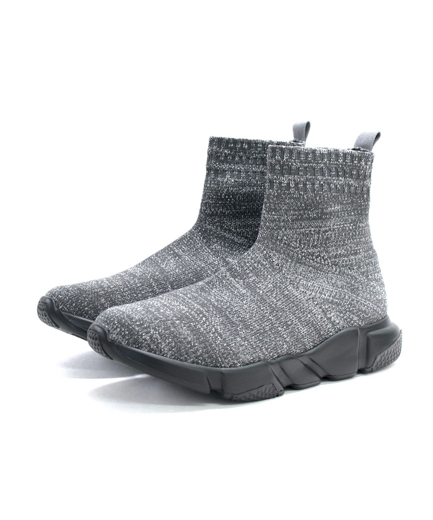 スポーティースニーカーソックスブーツ▲返品交換不可